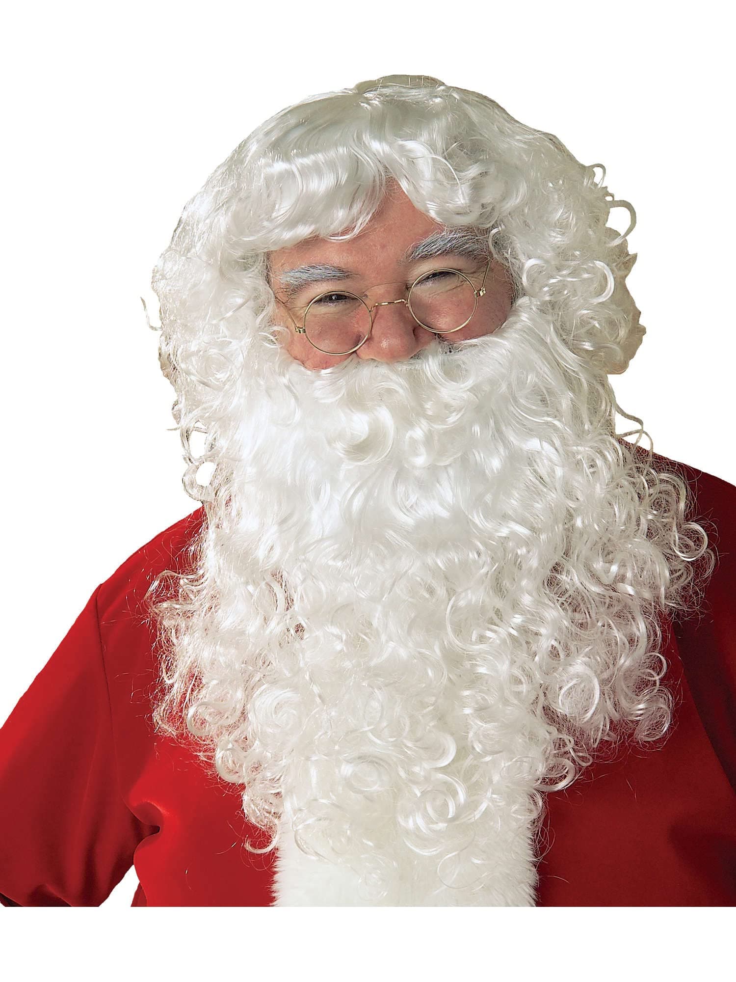 Rubie's Value Santa Beard And Wig Set, White, One size, mens
