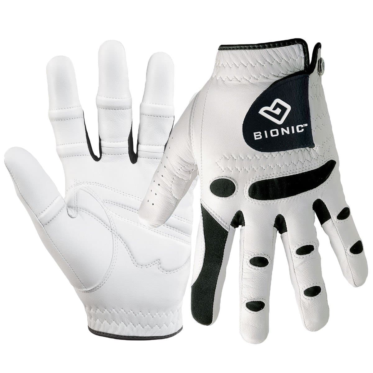 Mens StableGrip Leather Golf Gloves Orthopedic - LH