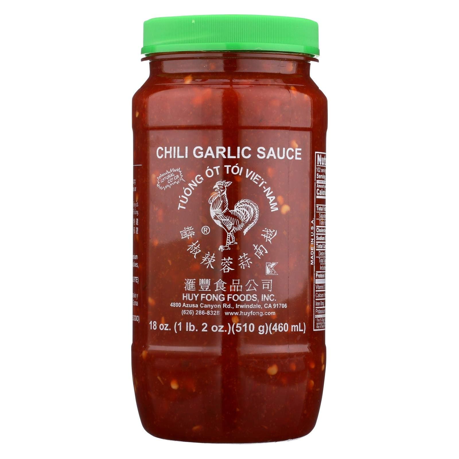 Huy Fong Sauce Chili Garlic 18oz