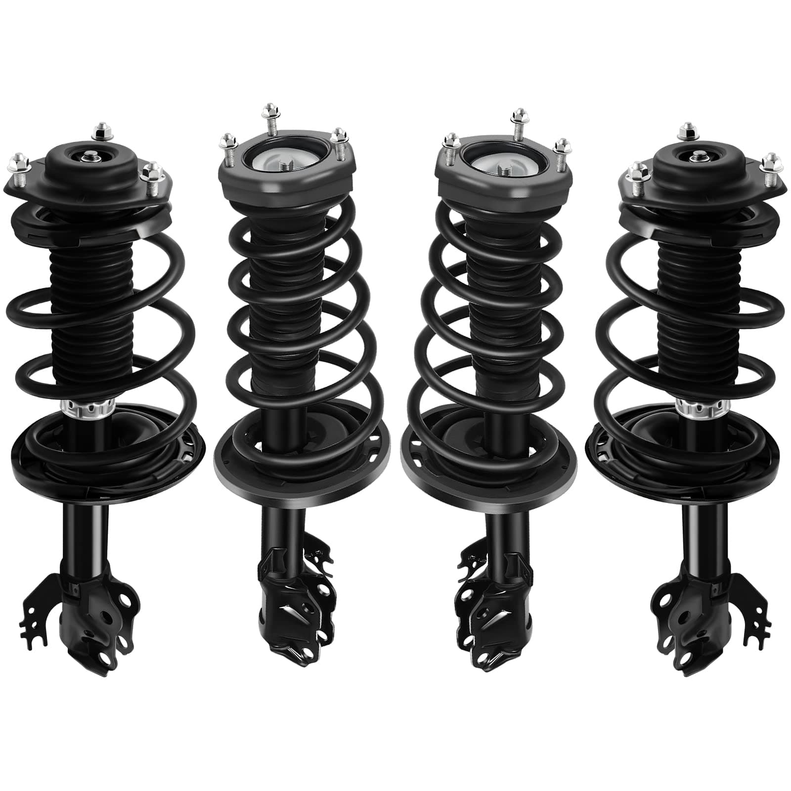cciyu Front and Rear Strut & Coil Spring Assembly Shock Absorber Set Driver & Passenger Sides Compatible for 2012 2013 2014 2015 2016 2017 for Toyota Camry 1172941 172943