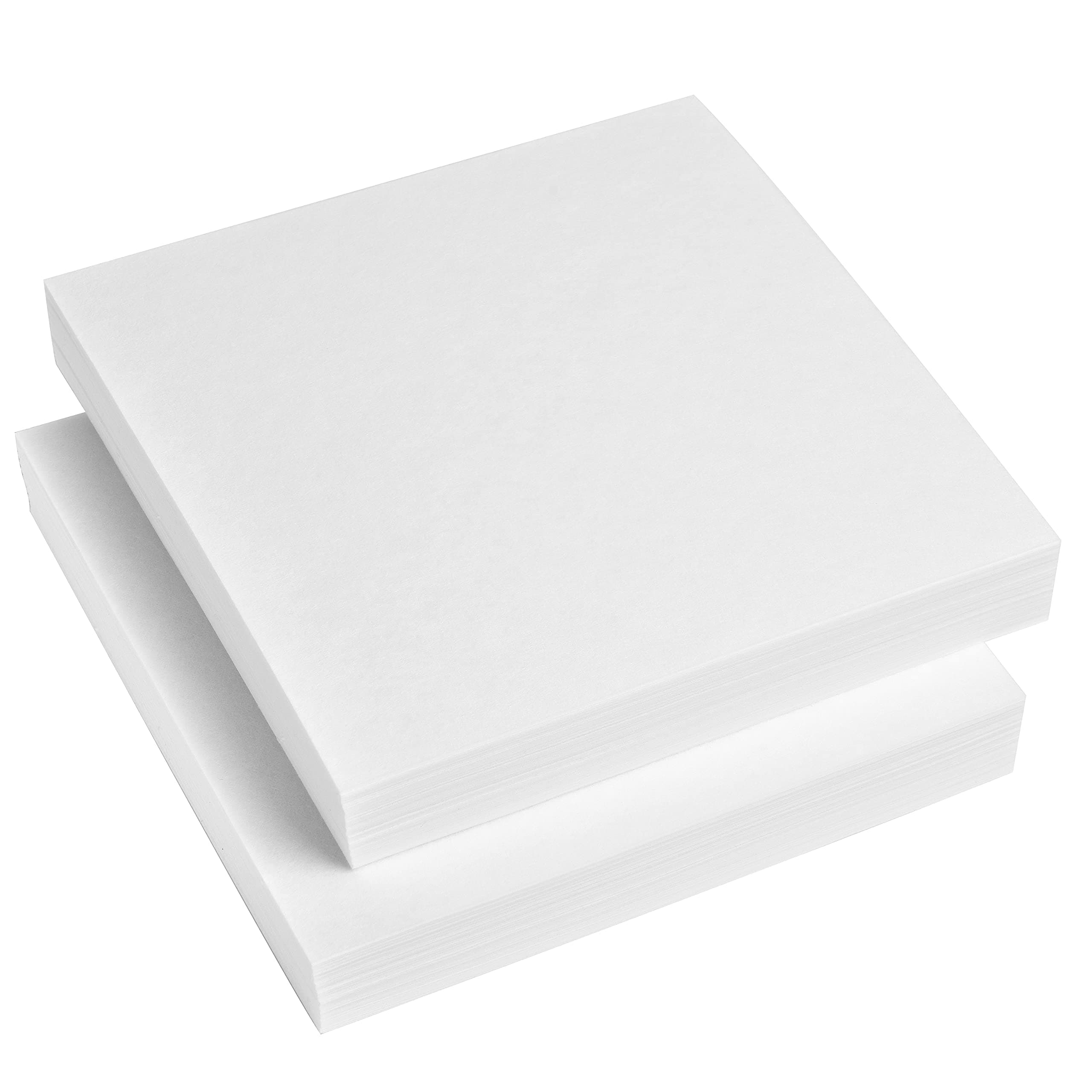 New brothread Cut Away Machine Embroidery Stabilizer Backing 8"x8" - 200 Precut Sheets - Medium Weight 2.5 Ounce - Fits 4x4 and 6x6 Hoops