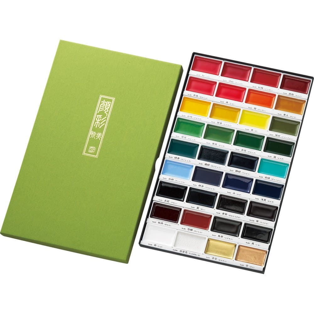 Kuretake GANSAI TAMBI 36 colours