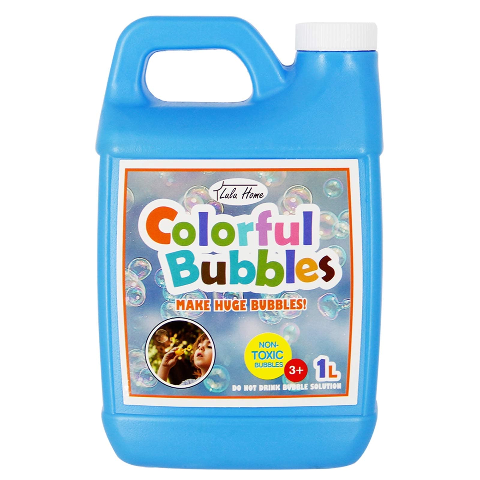 Bubble Concentrated Solution, 1 L/ 33.8 OZ Bubble Refill Solution for Kids Bubble Machine, Giant Bubble Wand, Bubble Gun Blower