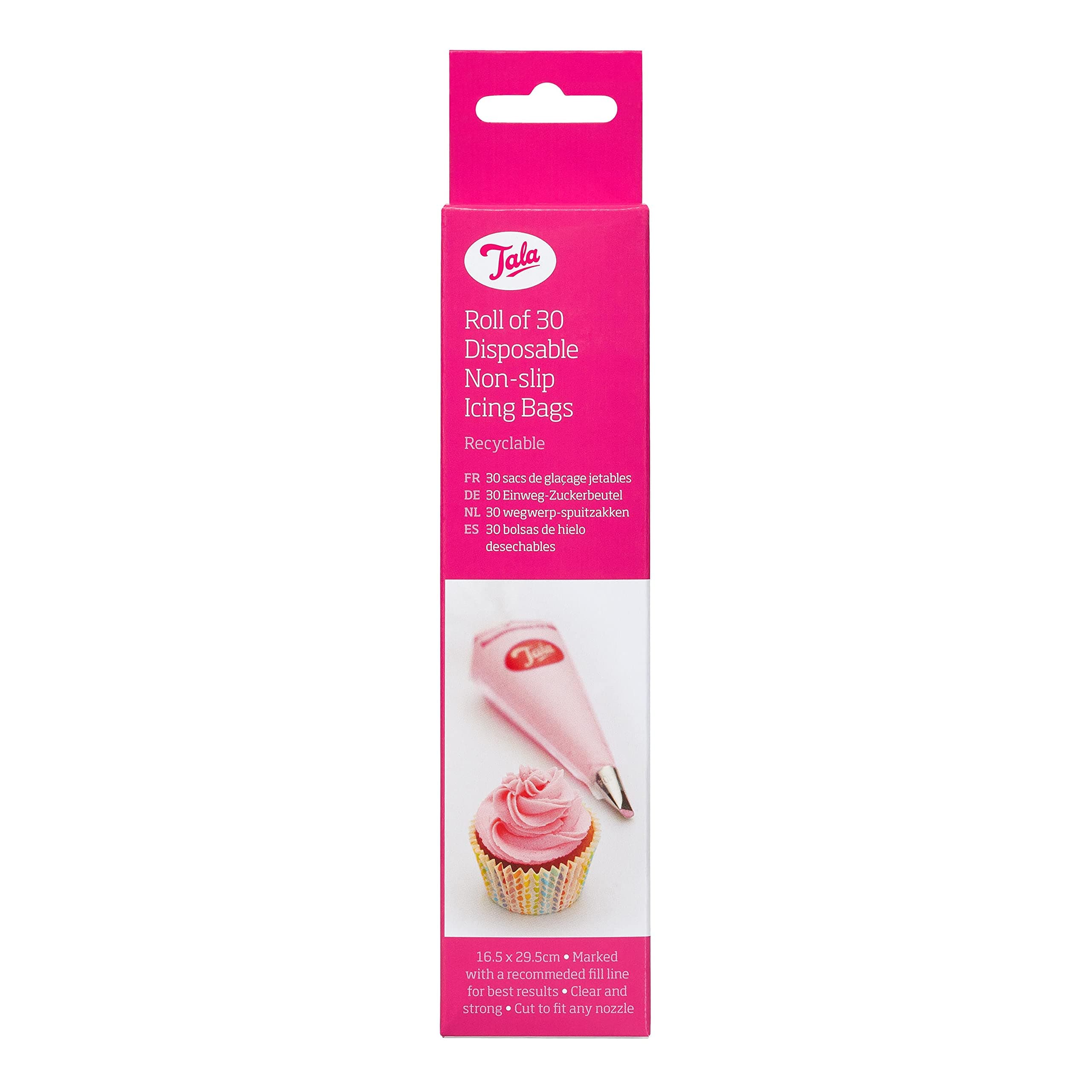 Tala Disposable N/S Grip Icing Bags Roll30