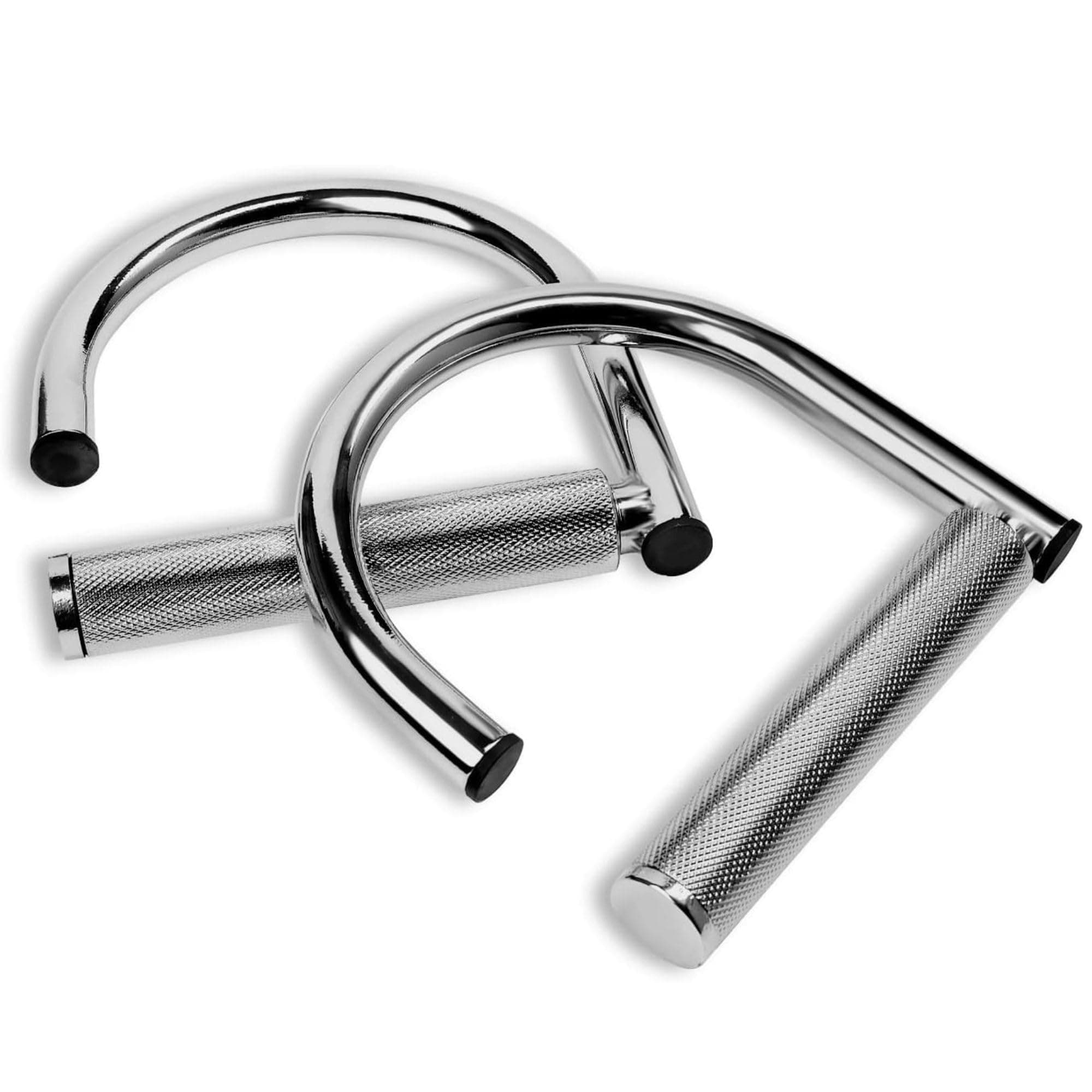 Yes4All 360 Rotation Metal Resistance Bands, Pull Up Handle with Extra-Gripped Knurled Surface, Heavy Duty Industrial Grade Steel Stretch Attachment Handles for Elastic Band Workouts Home Gym