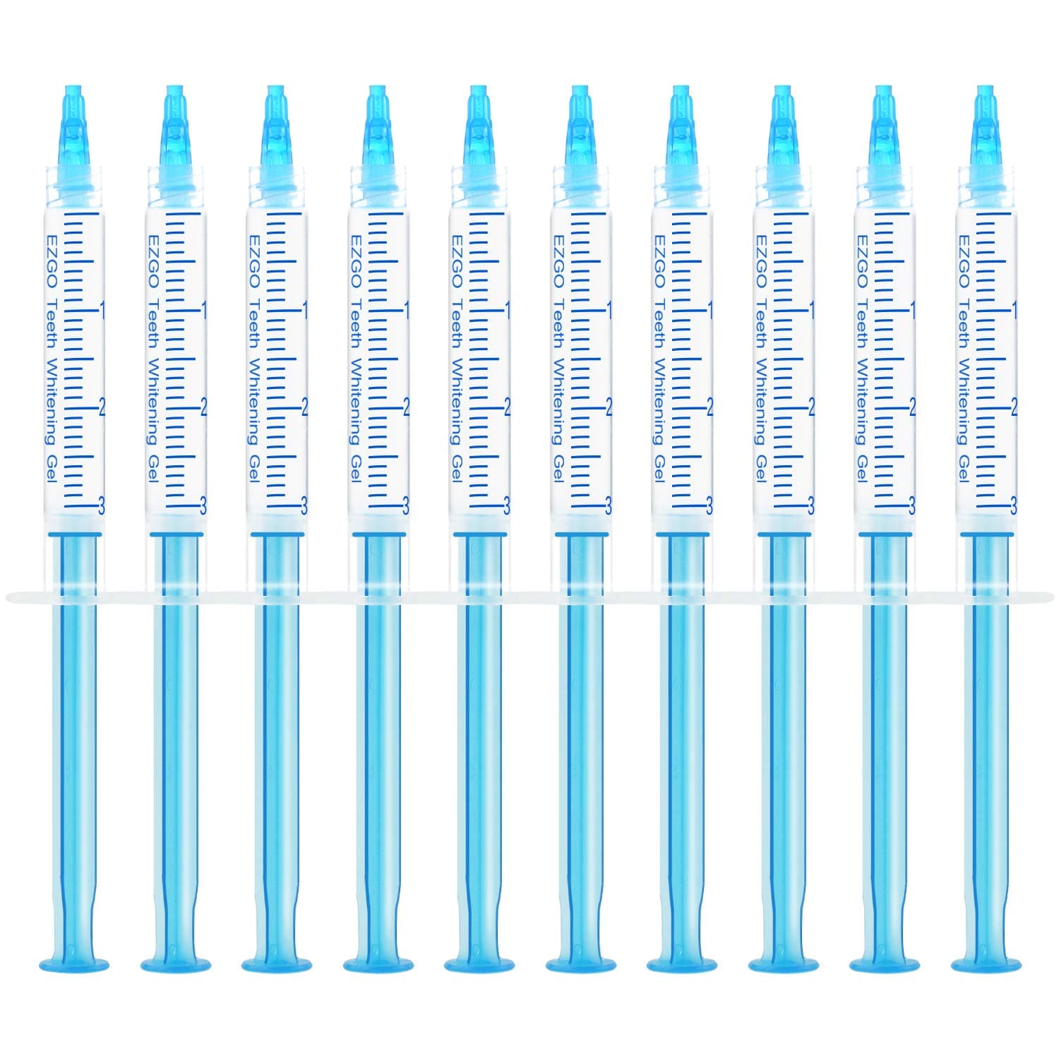 - 10 Pack Teeth Whitening Gel Refills 22% Bleaching Gel, No Sensitive Teeth Whitener, Great for Sensitive Tooth Whitening, Carbamide Peroxide Teeth Whitening Gel, Mint Flavor (10X 3ML)