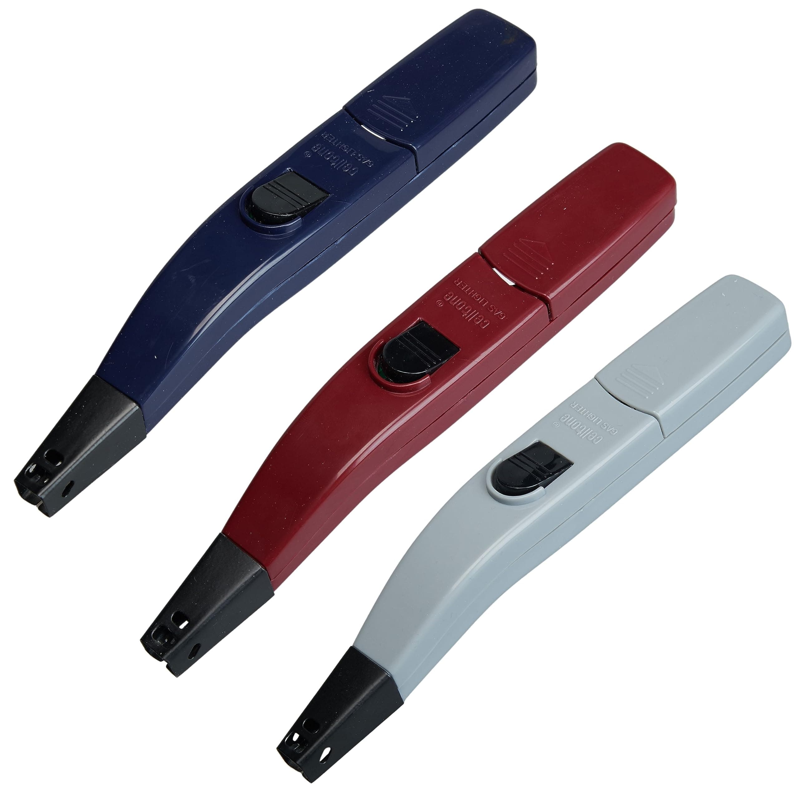 Plastic Zoom Electric Gas Lighter For Kitchen Use - Battery Operated Continous Spark Gas Lighter For Stove | 6 Months Warranty - Pack Of 3(Multicolour)