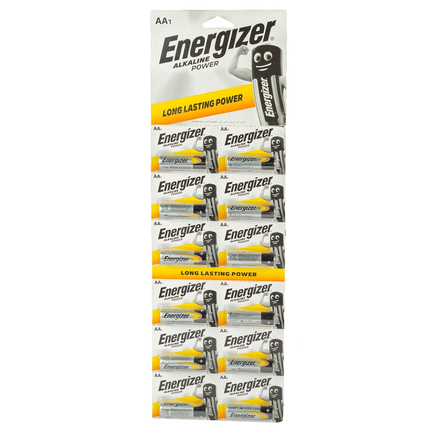 Alkaline Power AA Batteries - Long-Lasting Performance, Leak-Proof Design, Pack of 12