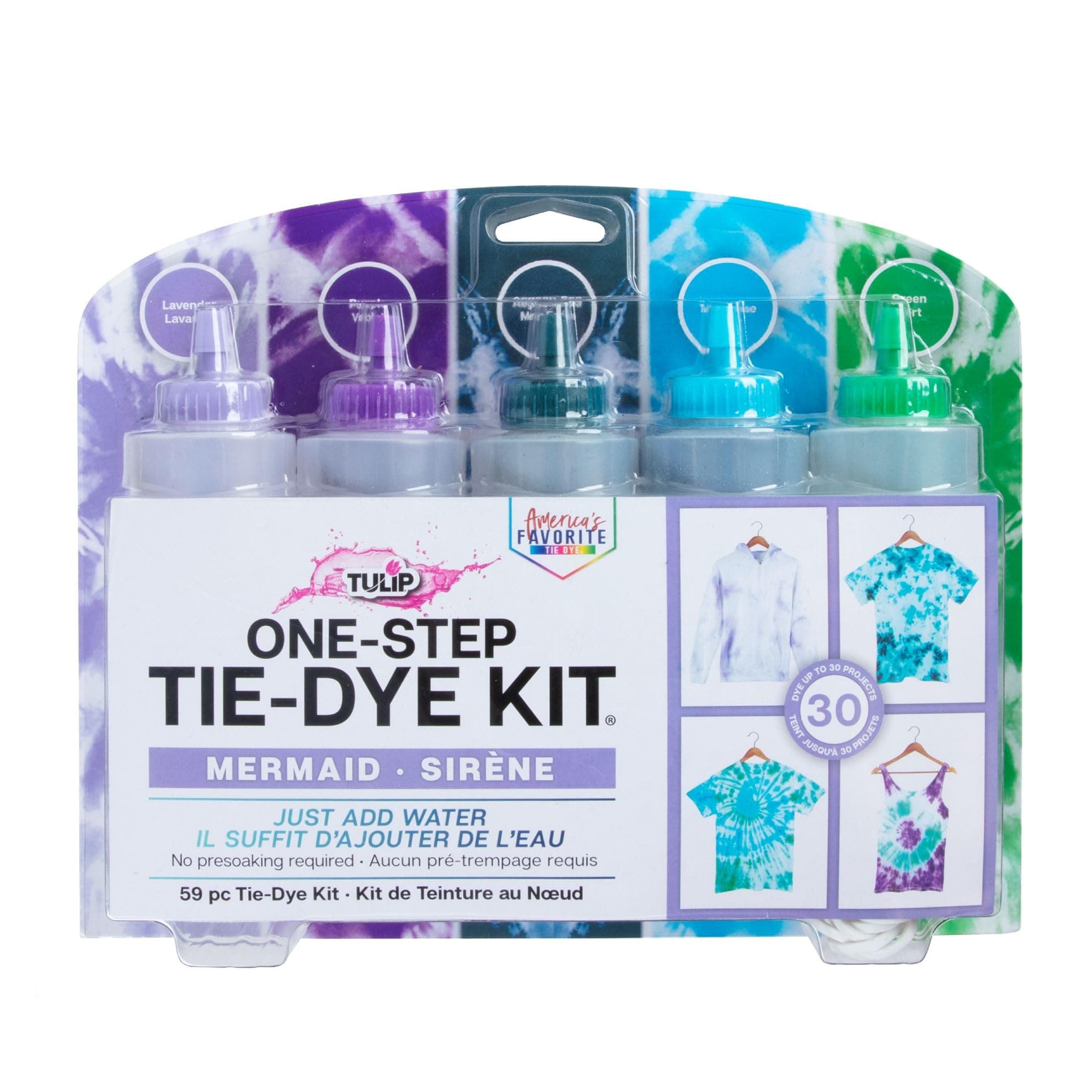 Tulip One-Step Tie-Dye Kit Tulip One Step Tie Dye Kit 5 Color Mermaid