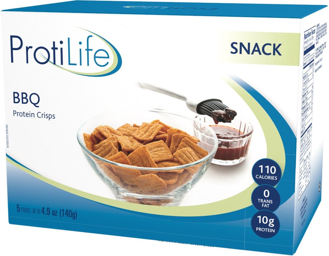 ProtiLife BBQ Protein Crisps, 5 Pouches, Net Wt. 4.9 oz by ProtiLife