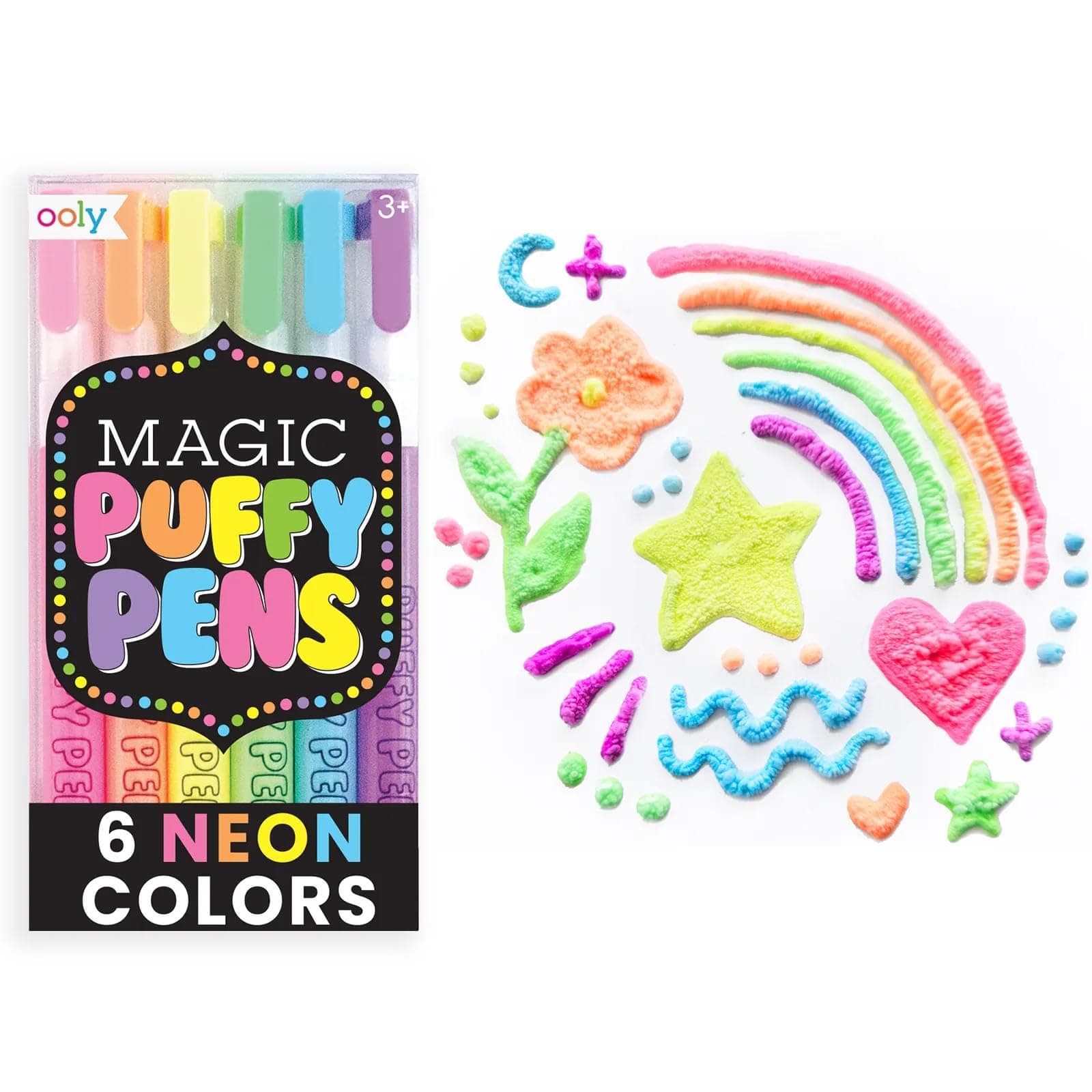 MAGIC PUFFY PENS - SET OF 6