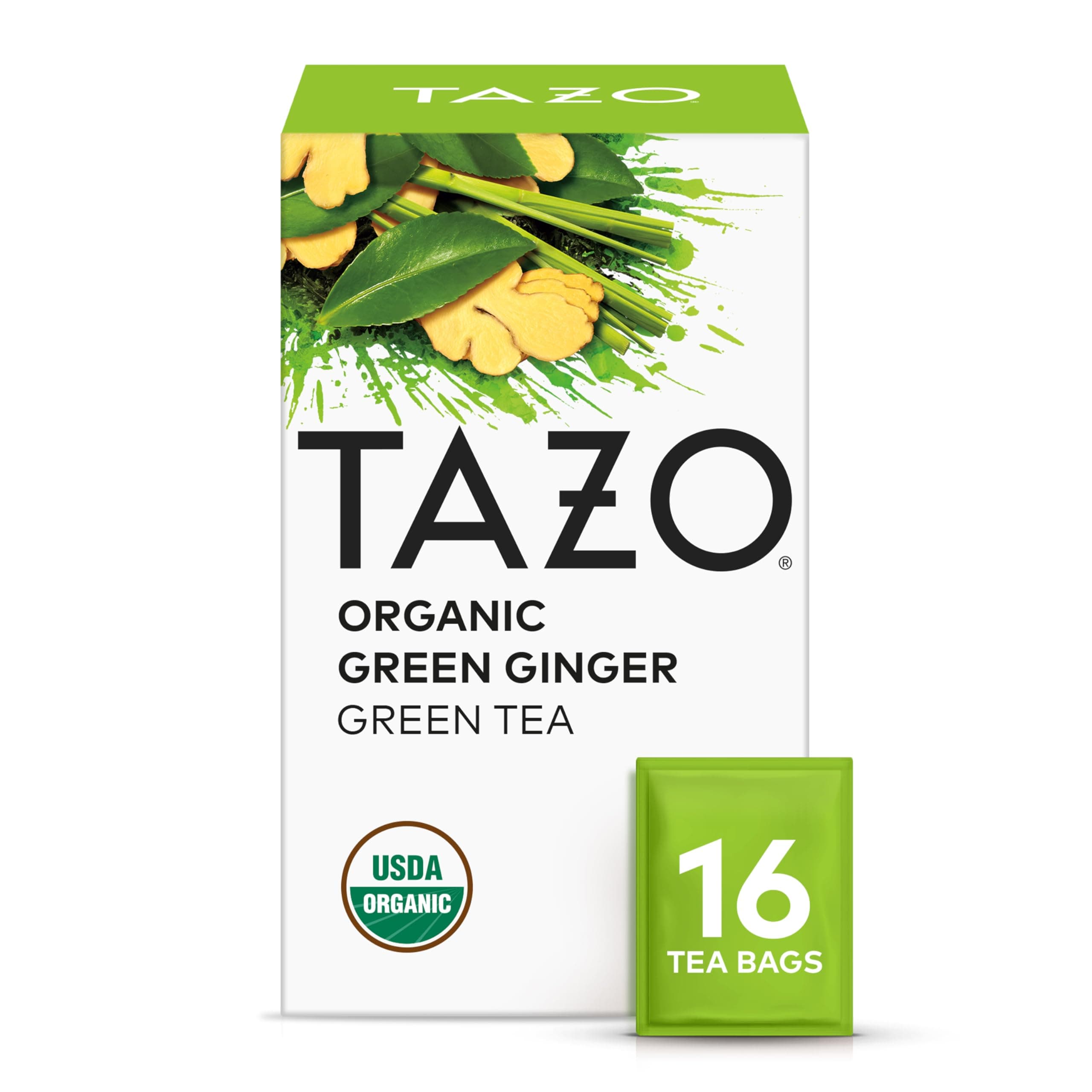 TAZO TB ORG FT Green Ginger 16ct (1PK)