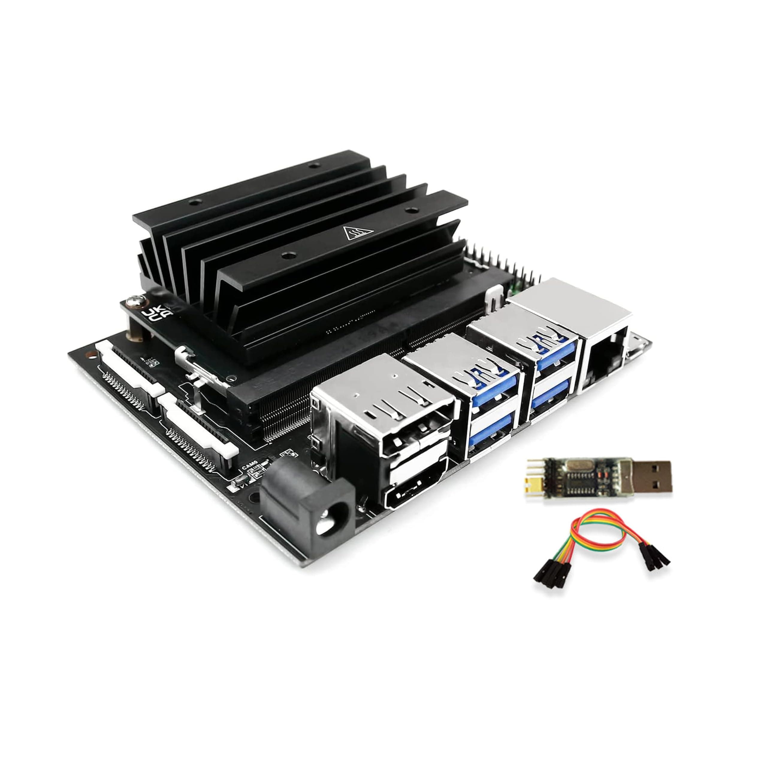 Jetson Nano Developer Kit - 4GB LDPPR4 RAM 16G eMMC, Sub Kit Nano Mini PC for AI Robotics Machine Learning (Heat Sink Version)