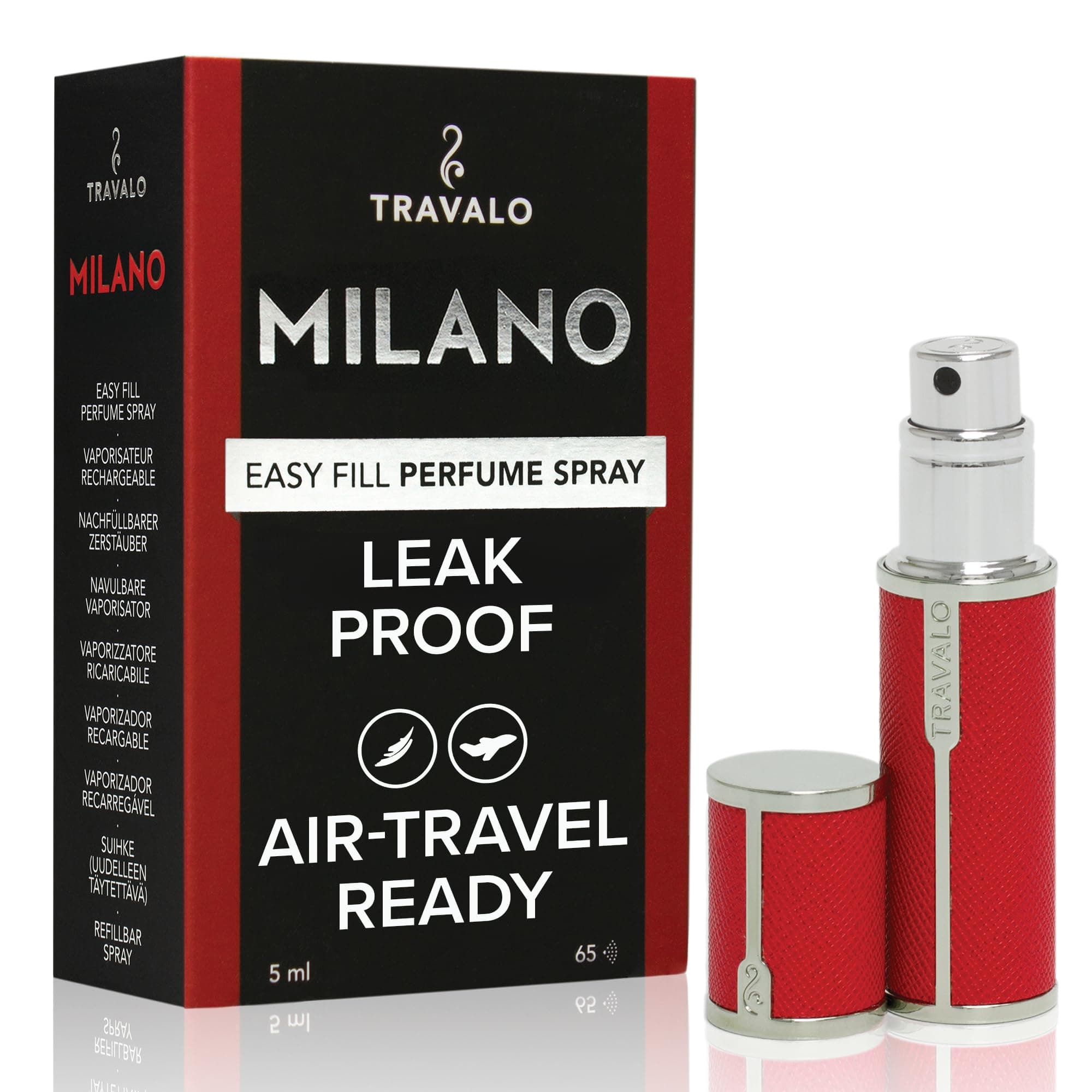 Milano HD Elegance Perfume Spray Refill, Red