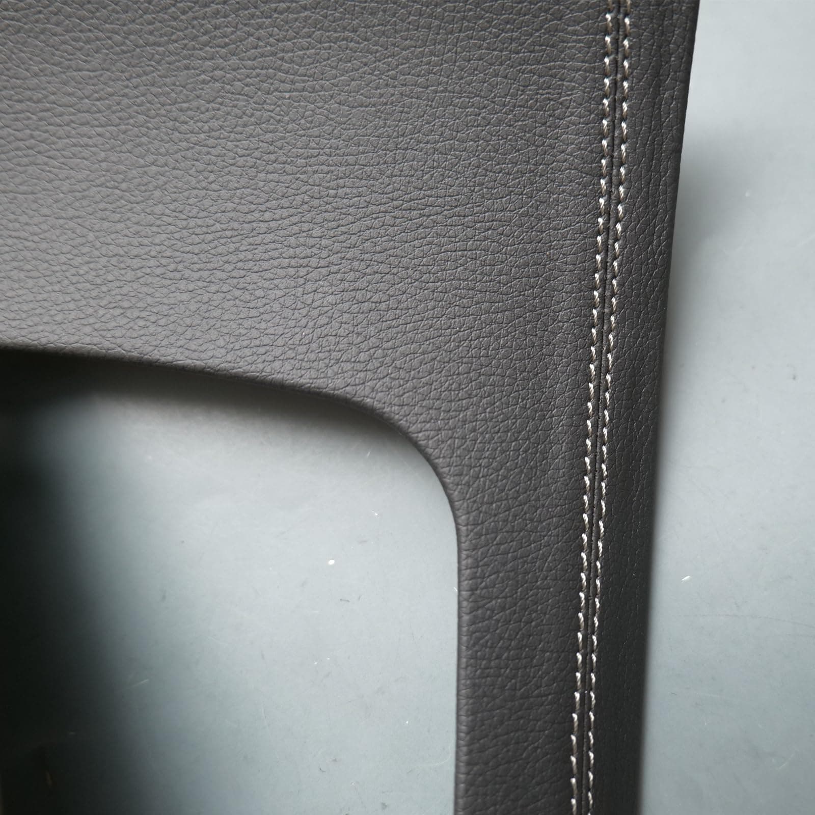 ZiWen Interior Trims Gear Shift Panel Center Console Leather Cover Accessories for Mercedes Benz GLC Class X254 2023 2024 (Leather Black)