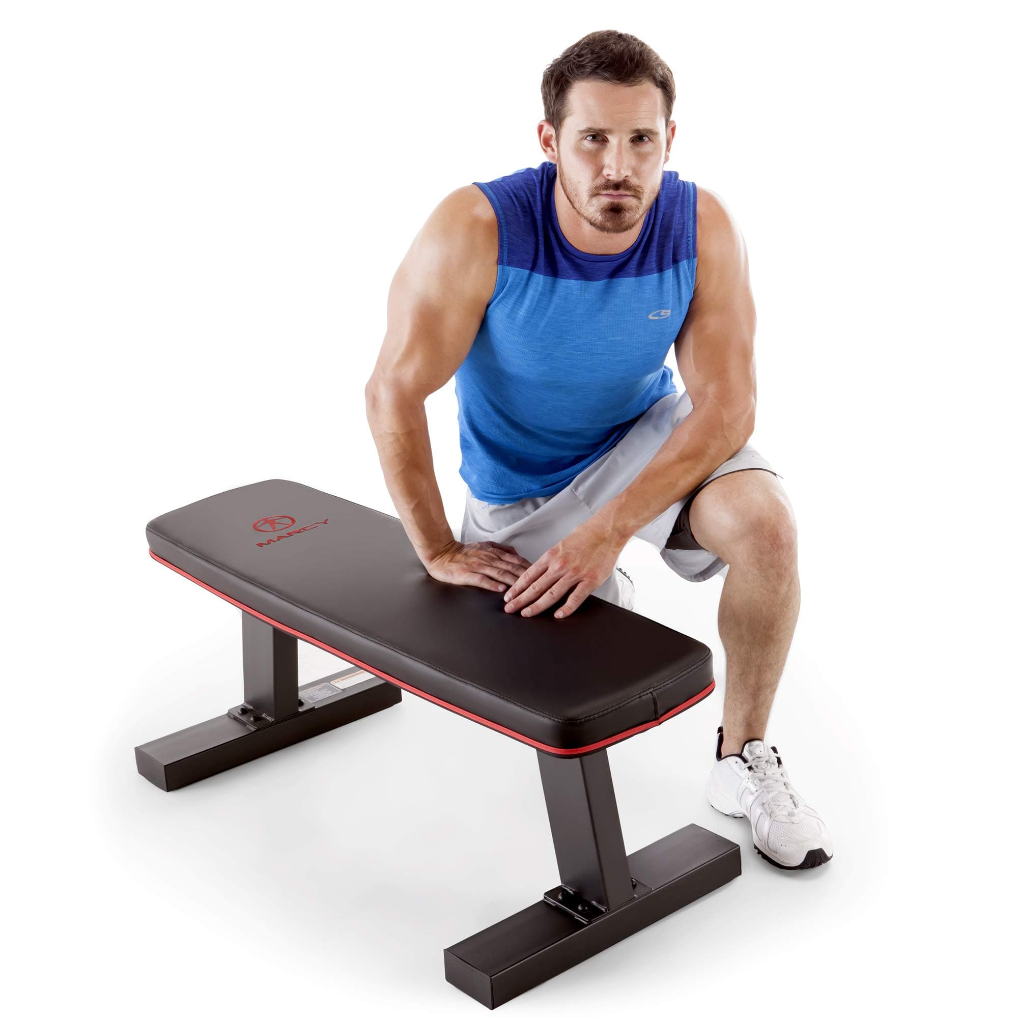 Marcy Deluxe Versatile Flat Bench Workout Utility Bench SB-10510