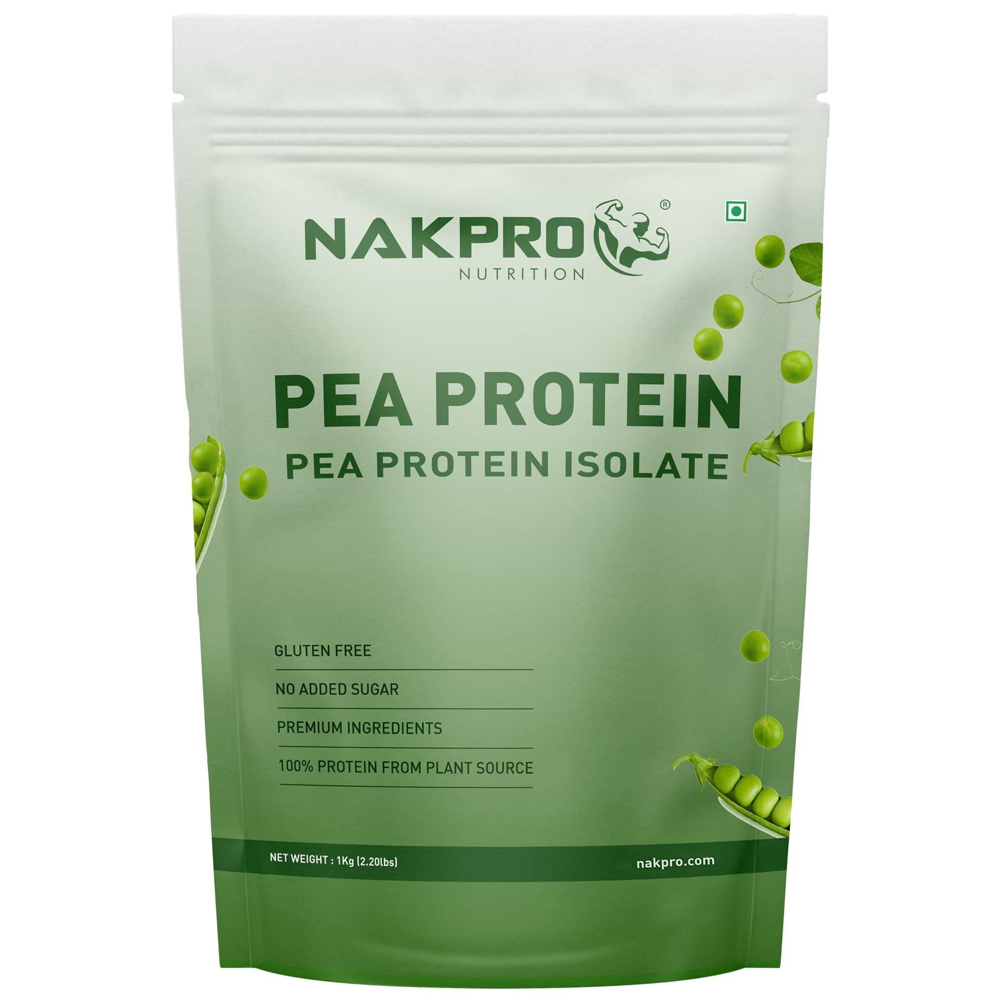 100% Pea Protein Isolate, Mango - 1kg | 26g Protein, 4.9g BCAA | Natural Vegan Plant Protein Powder | Easy To Digest | All Essential Amino Acids for Muscle Gain and Recovery