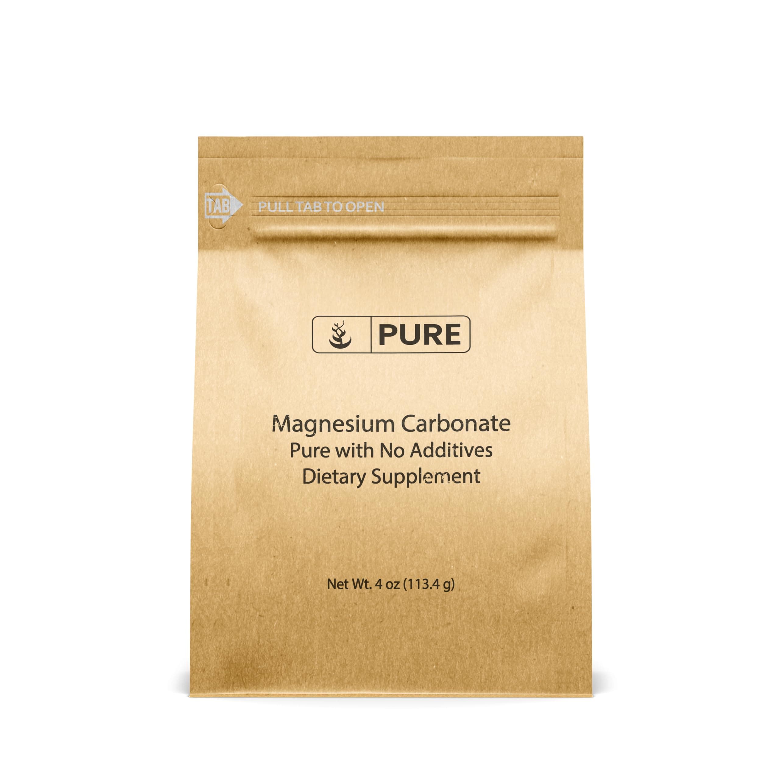Pure Original Ingredients Magnesium Carbonate (4oz) Magnesium Supplement, Non-GMO, Multi-Purpose