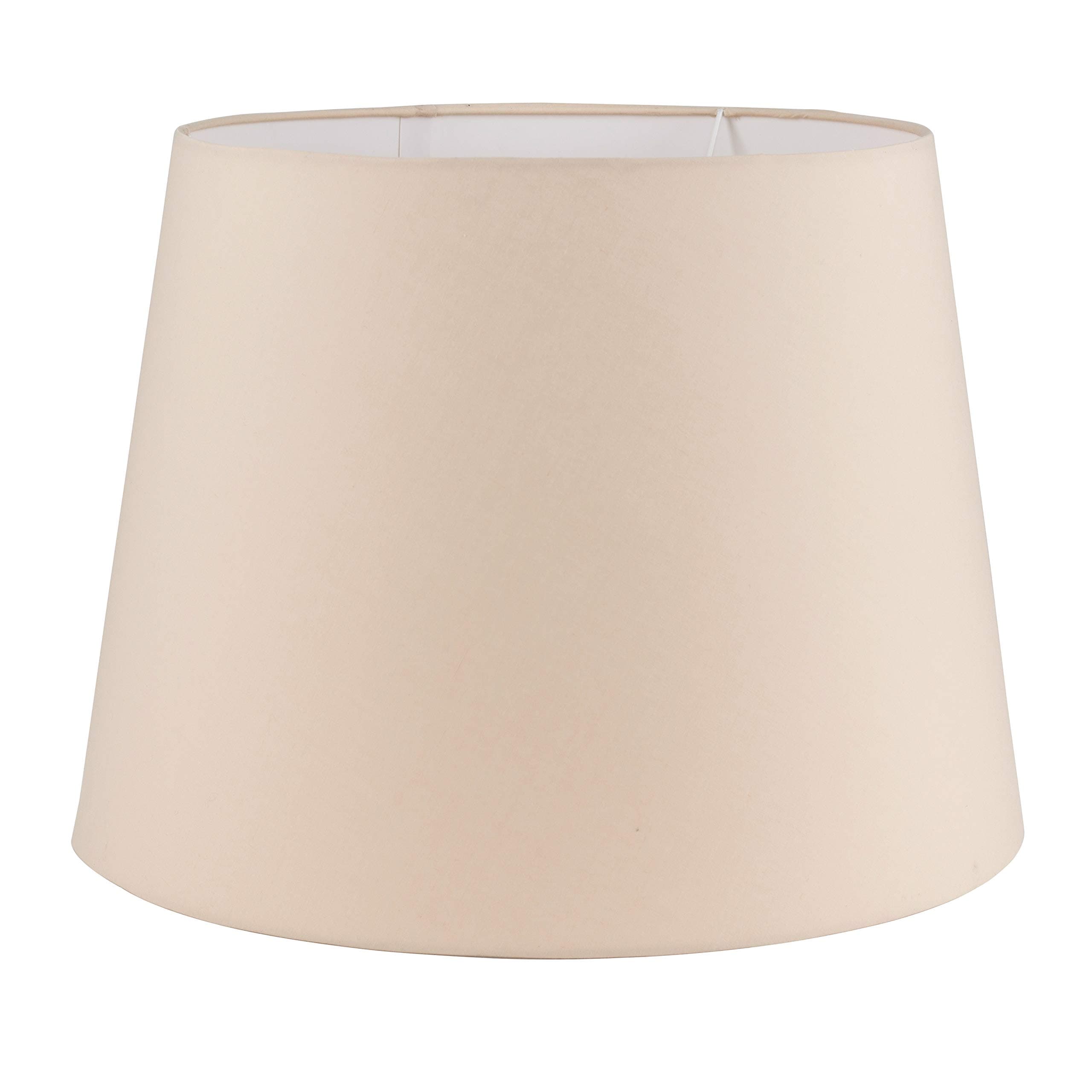 MiniSun | Modern Tapered Light Shade in a Beige Fabric Finish | Floor Lamps & Torchieres, Home Décor & Improvement Essential | 45.5cm Shade Width