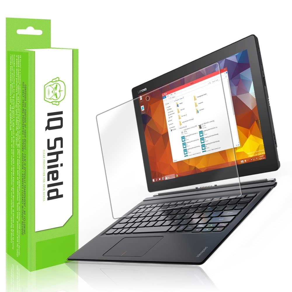 IQShield Screen Protector Compatible with Lenovo Ideapad Miix 700 (80QL0004US) LiquidSkin Anti-Bubble Clear TPU Film