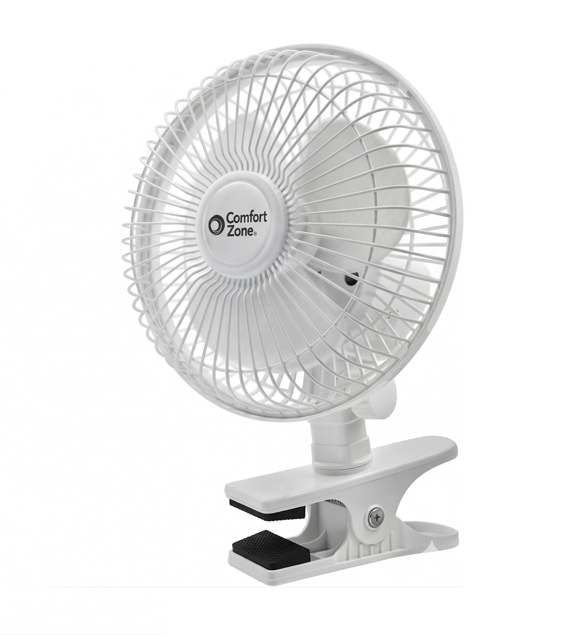 Portable Clip on Fan with Fully Adjustable Tilt, Electric, 6 inch, Quiet, Indoor, 2 Speed, Mini Desk Fan, Table Fan, Airflow 6.53 ft/sec, Ideal for Home, Bedroom, Dorm & Office, CZ6C