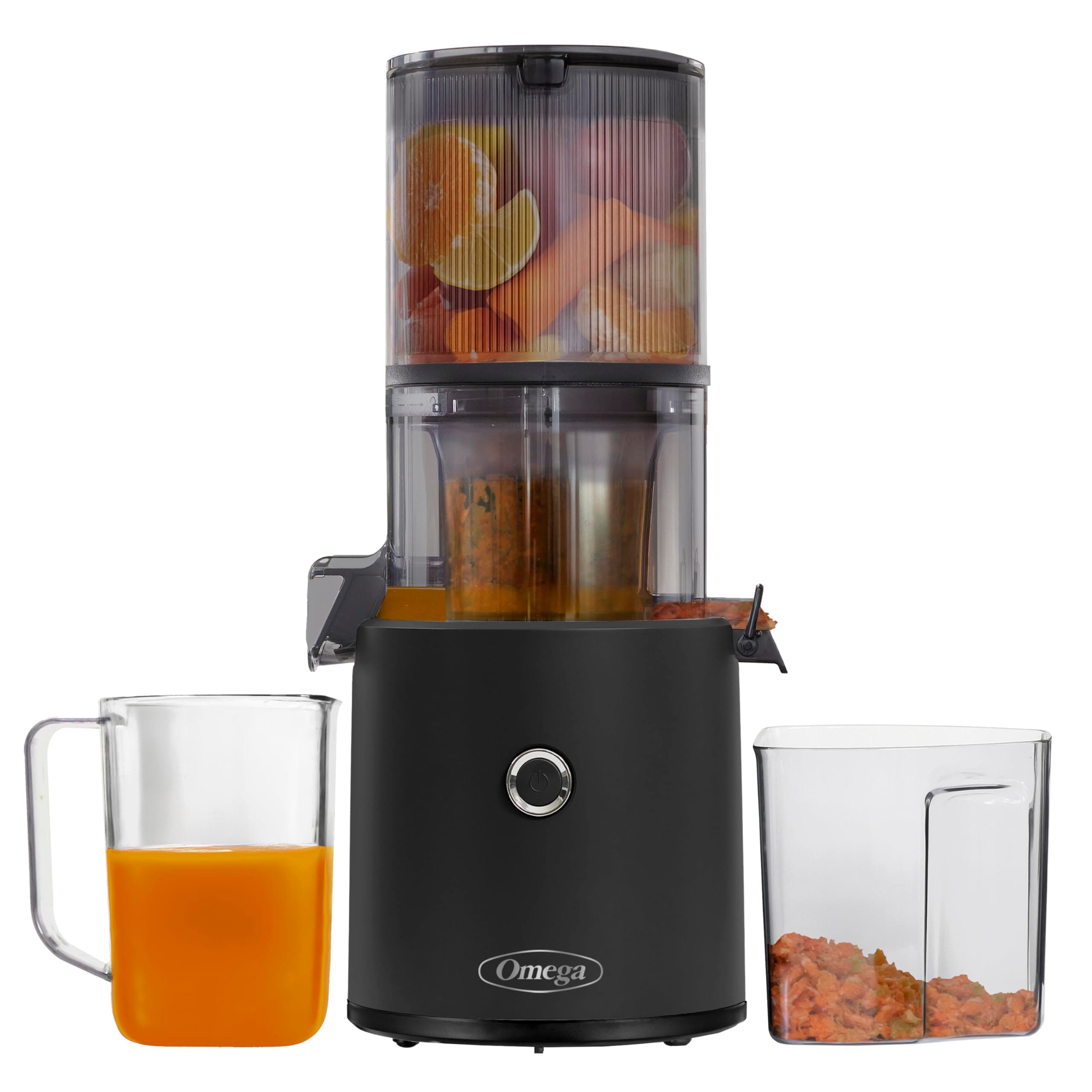 Juicer Easy Clean Slow Masticating Cold Press Vegetable and Fruit Juice Extractor Effortless Series for Batch Juicing with Extra Large Hopper for No-Prep, 68-Ounce Capacity, 150-Watts, Black