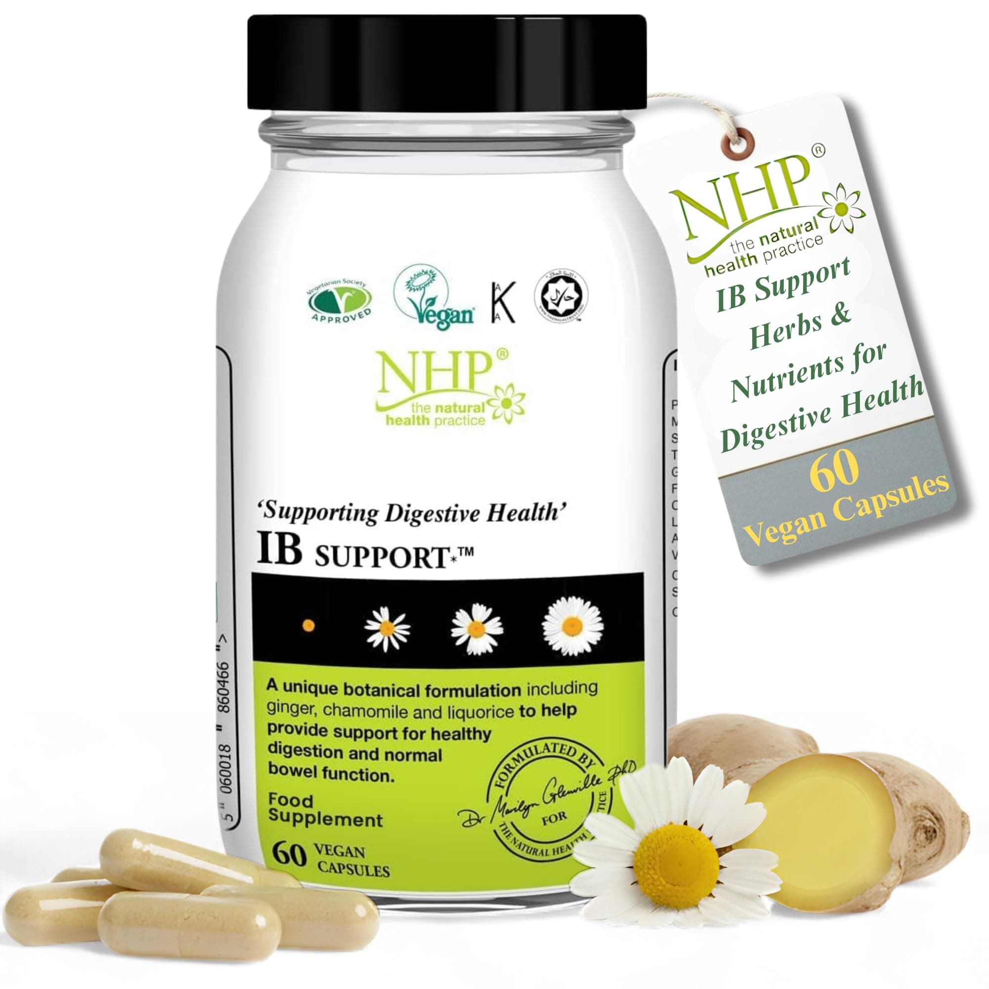 – NHP Advanced - IB Support A Powerful Blend of Herbs & Nutrients for Digestive Health, Bowel Function, & Immune Support - Vegan, Gluten - Free for Maximum Effectiveness 60 Vegan Capsules