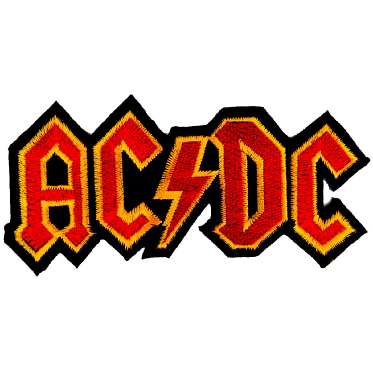 Acdc Ac Dc Patch Rock Heavy Metal Embroidered Iron on Patches *E