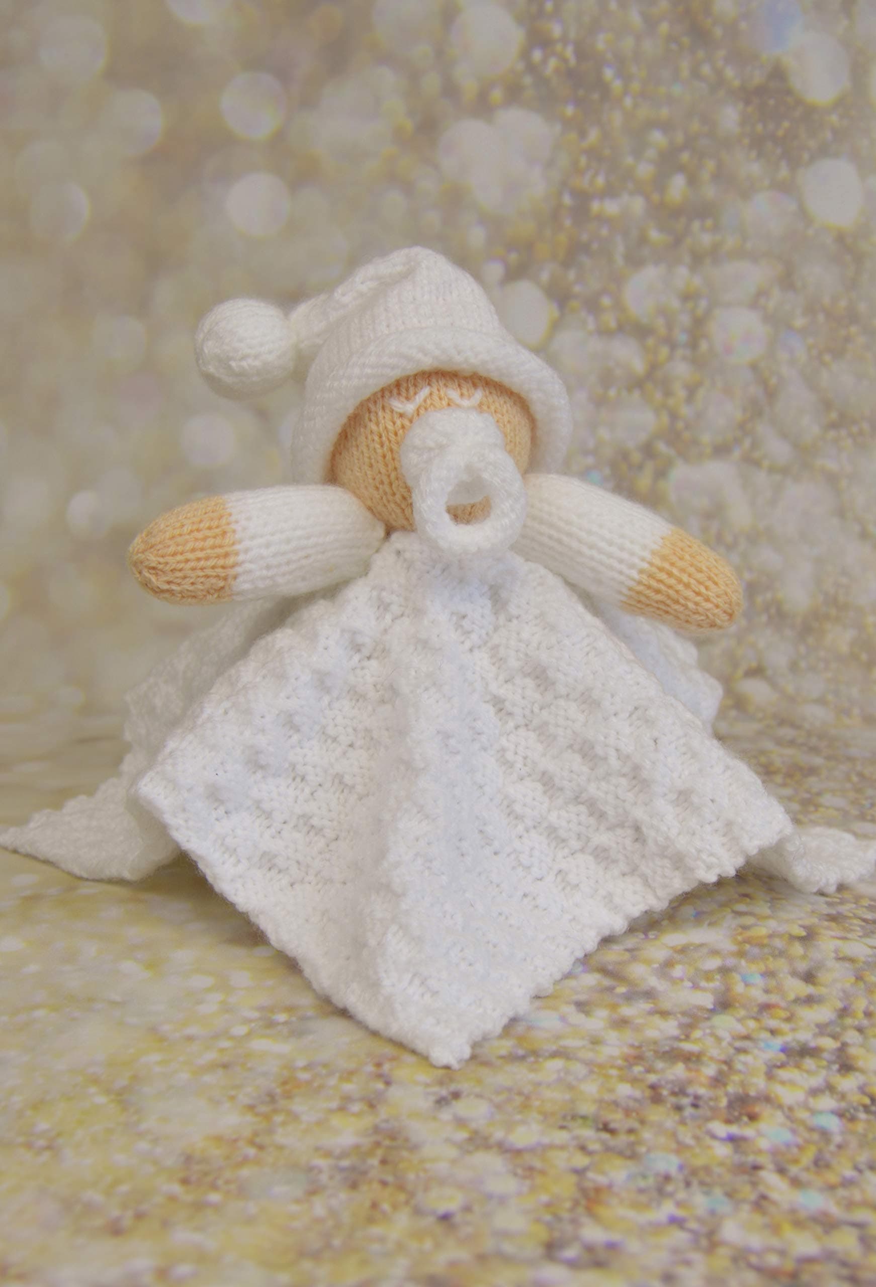 Knitting Pattern A5 Leaflet for a Little Baby Blanket Knitting Pattern from Knitting by Post. Gender Neutral Comforter Blanket