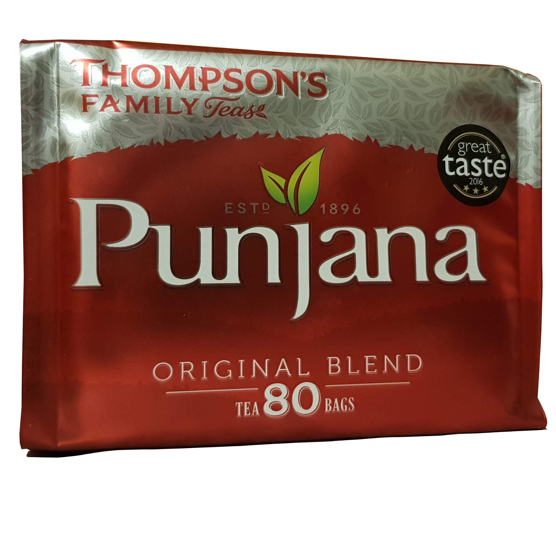 Punjana Thompsons Tea Bags 80 per Pack