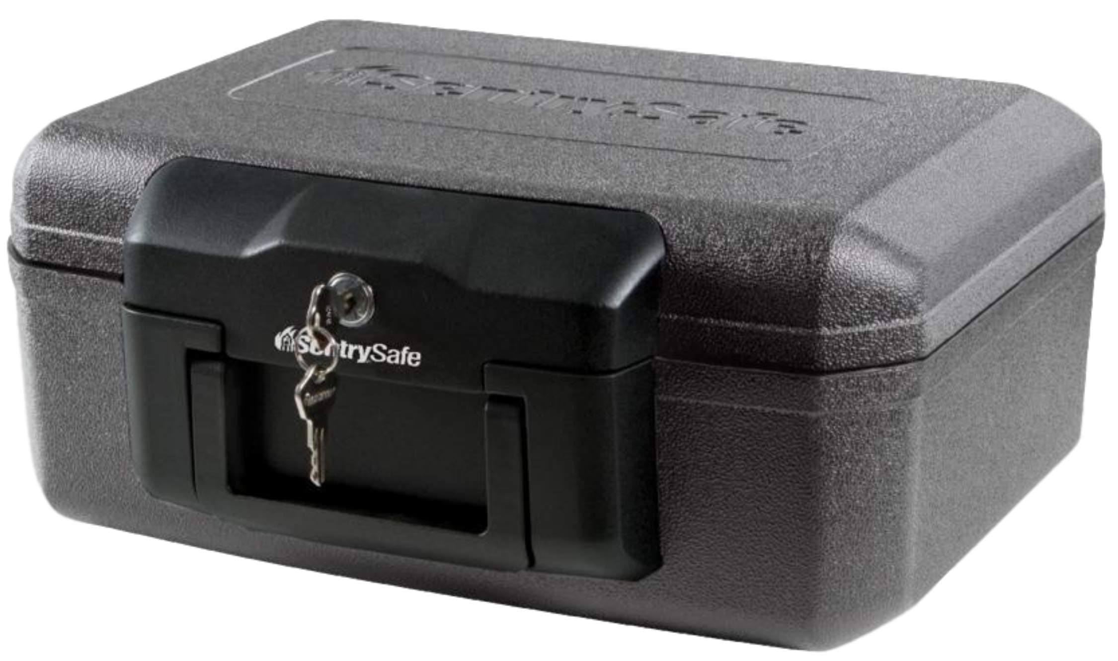 SAFESentrySafe Fireproof Safe with Key Lock Chest Lock Box for Home and Travel Money Documents 0.18 cubic feet 6.1 x 14.3 x 11.2 inches 1210