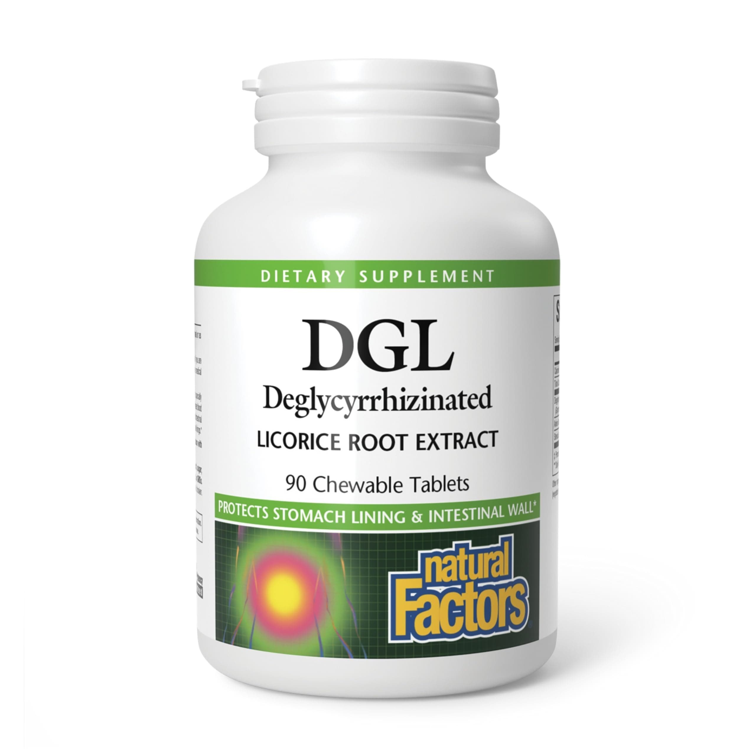Natural Factors Dgl Chewable 400mg, 90 Chewable Tablets