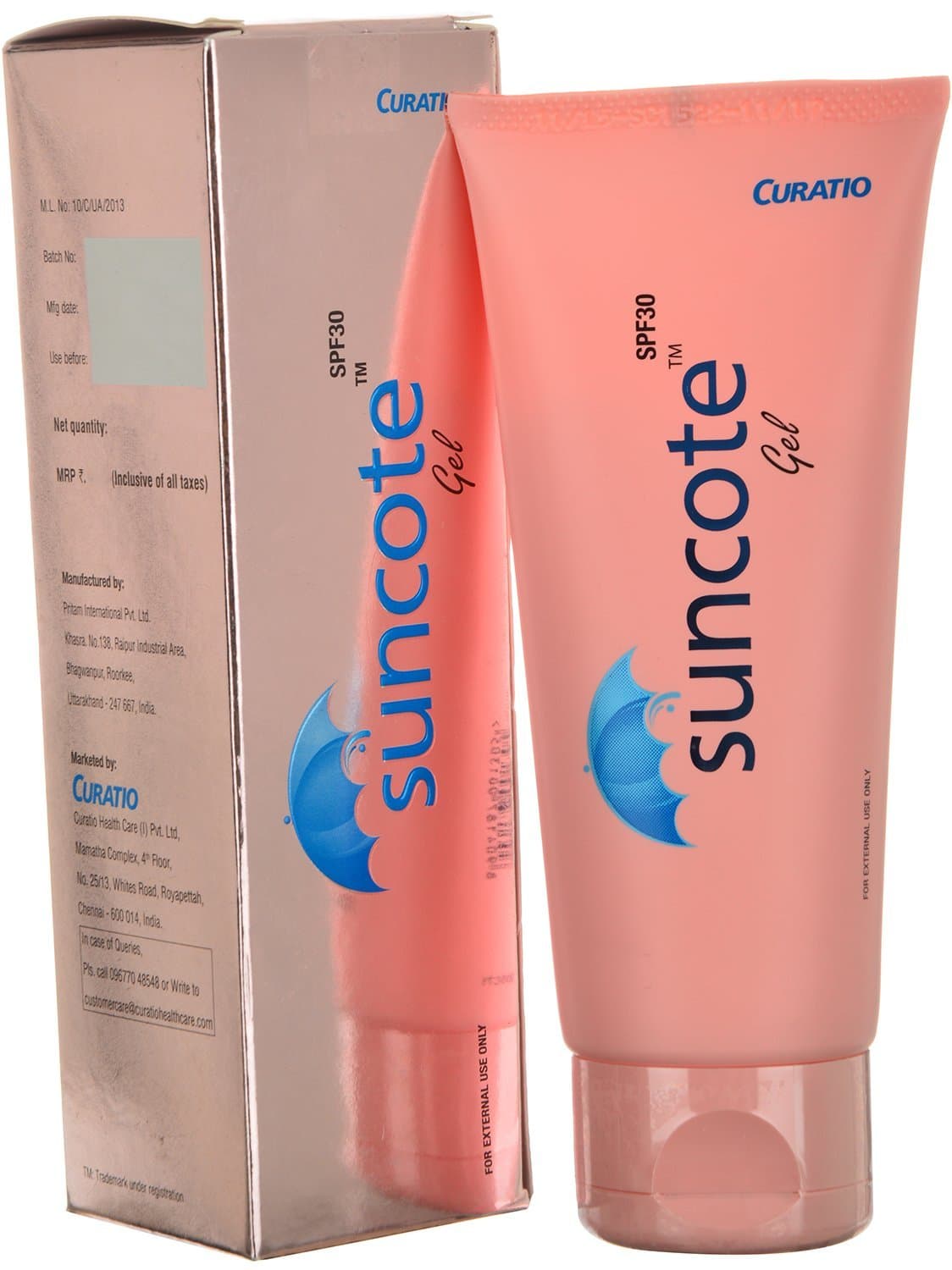 Curatio Suncote Gel 100 Grams