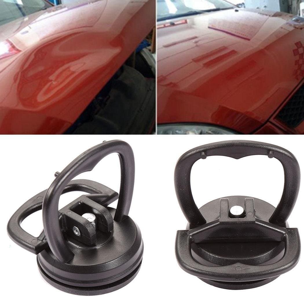 Buyiord Car Small Dent Puller Handle Lifter Suction Cup Dent Remover Heavy Duty Repair Panel Tools (Black)