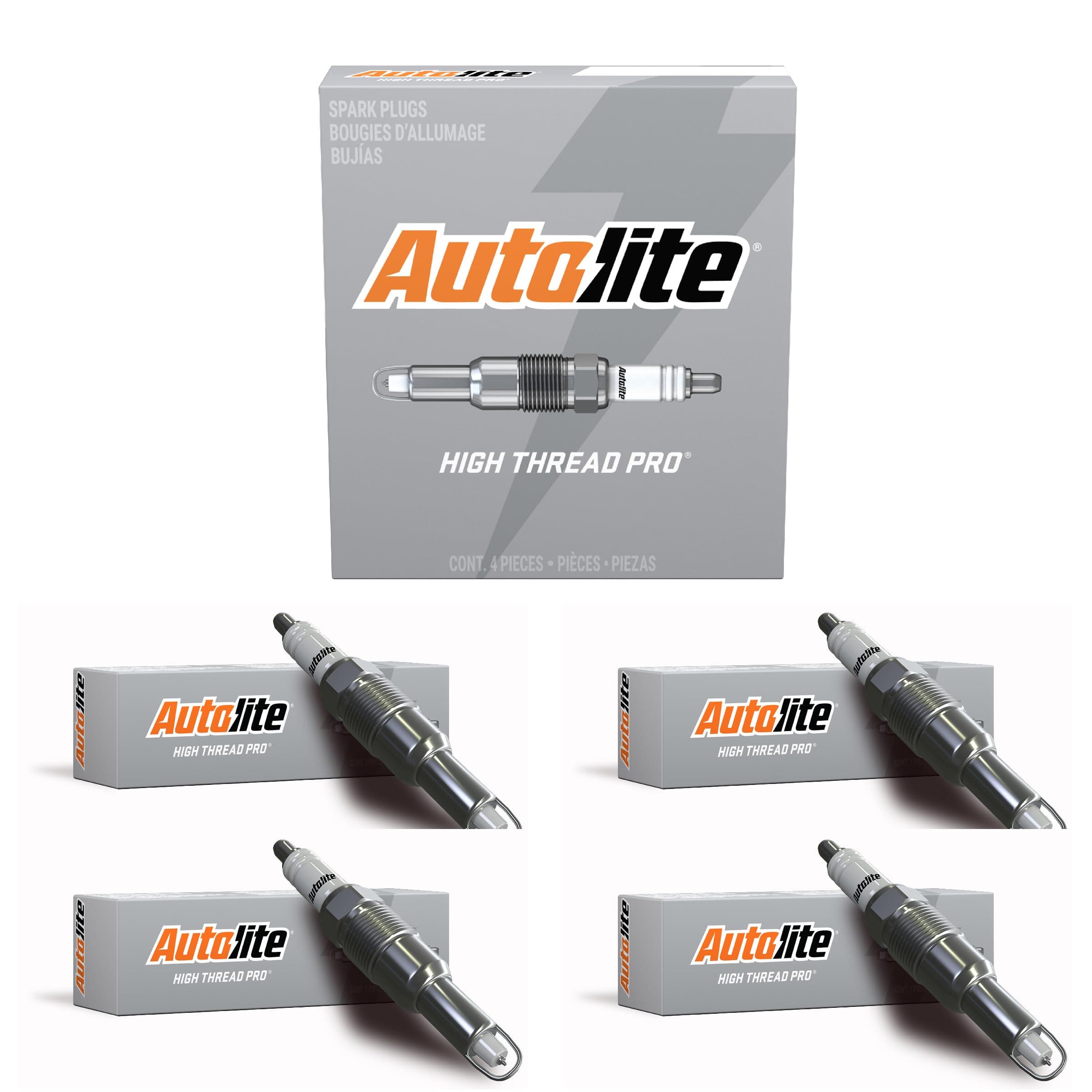 Autolite HT0 Platinum High Thread Spark Plug, Pack of 1