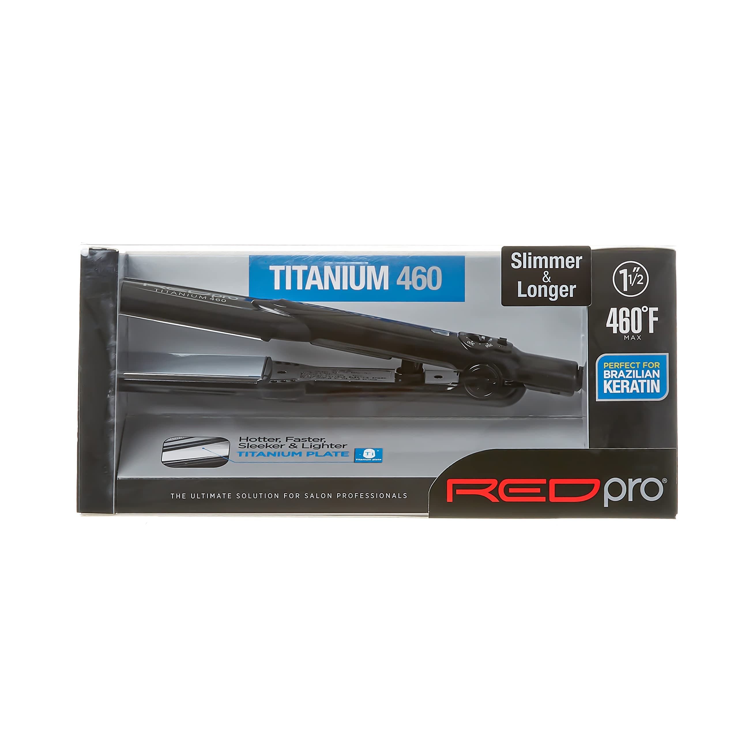 Titanium 460 1-1/2 Inches Flat Iron (Model: FIP150U)