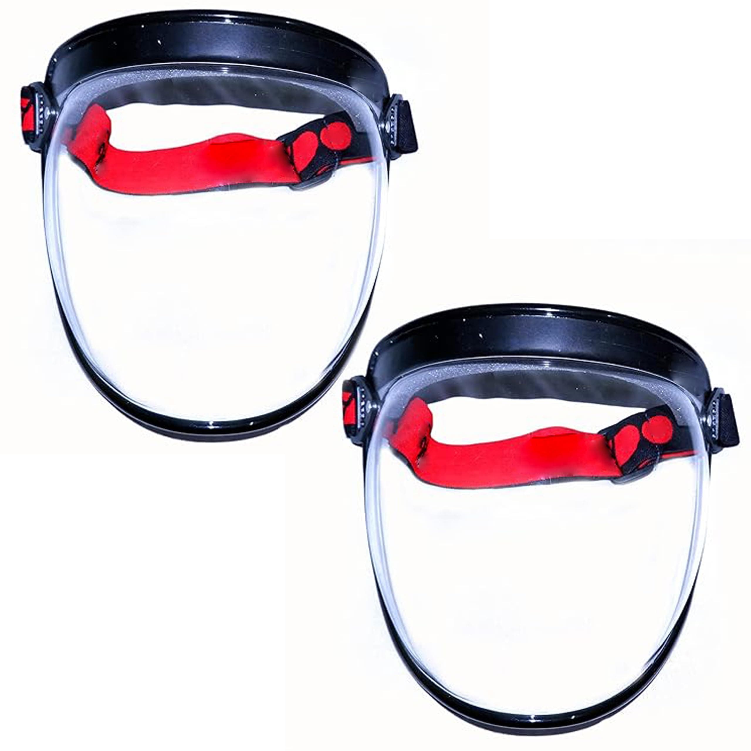 WAZA Bubble Face Shield helmet Visor Industrial Safety Coverage Full Face Protector Multipurpose Eye UV-Protective Clear Visibility for men women (White-Transparent, 1)