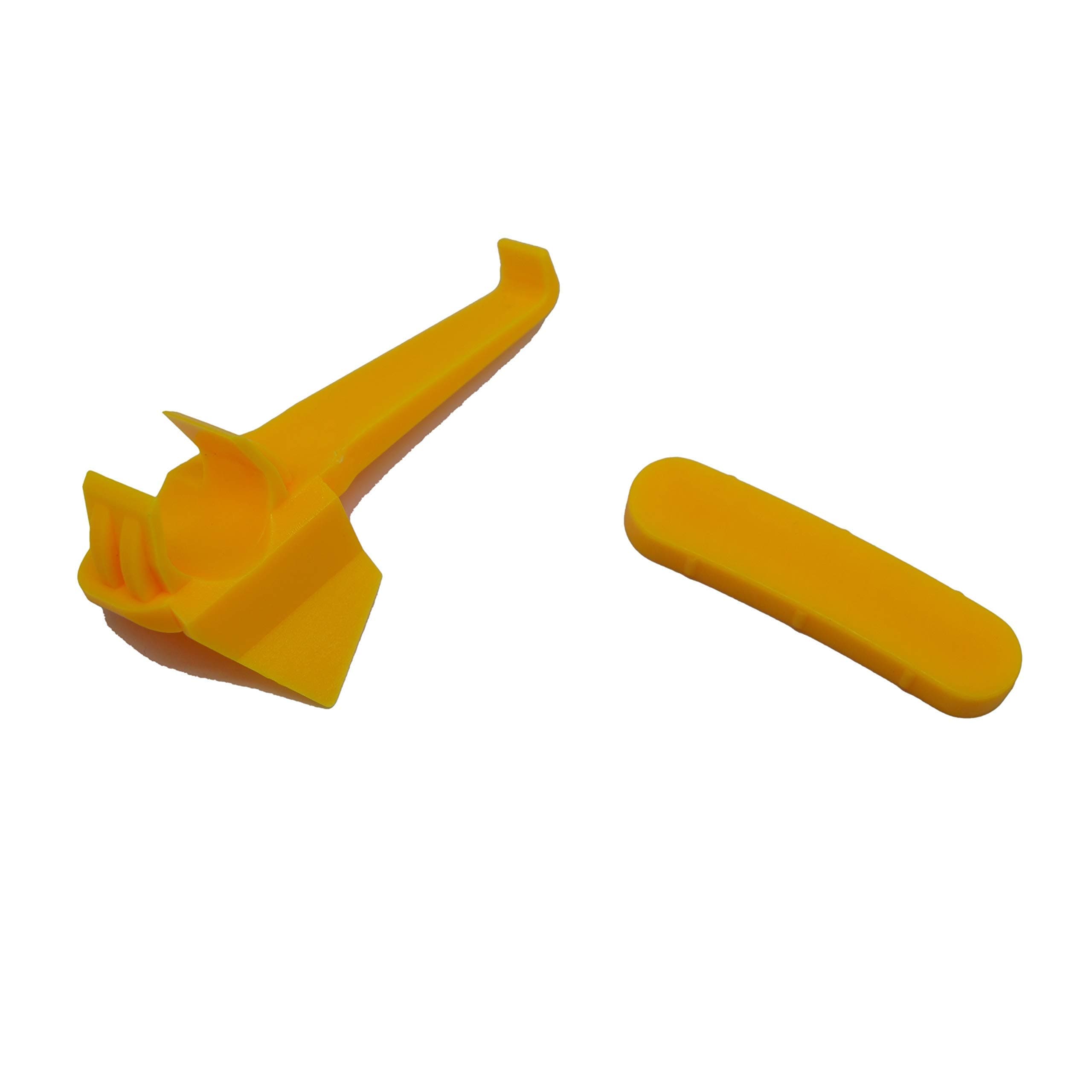 Tire Changer Plastic Insert, Tire Machine Guard, Wheel Rim Edge Protector for Mount Duck Head, Nylon Tyre Demount Fitting Head Part, Front (Upper) + Rear (Lower) Insert Kit, 6 Pairs (12 PCS), 01YKL