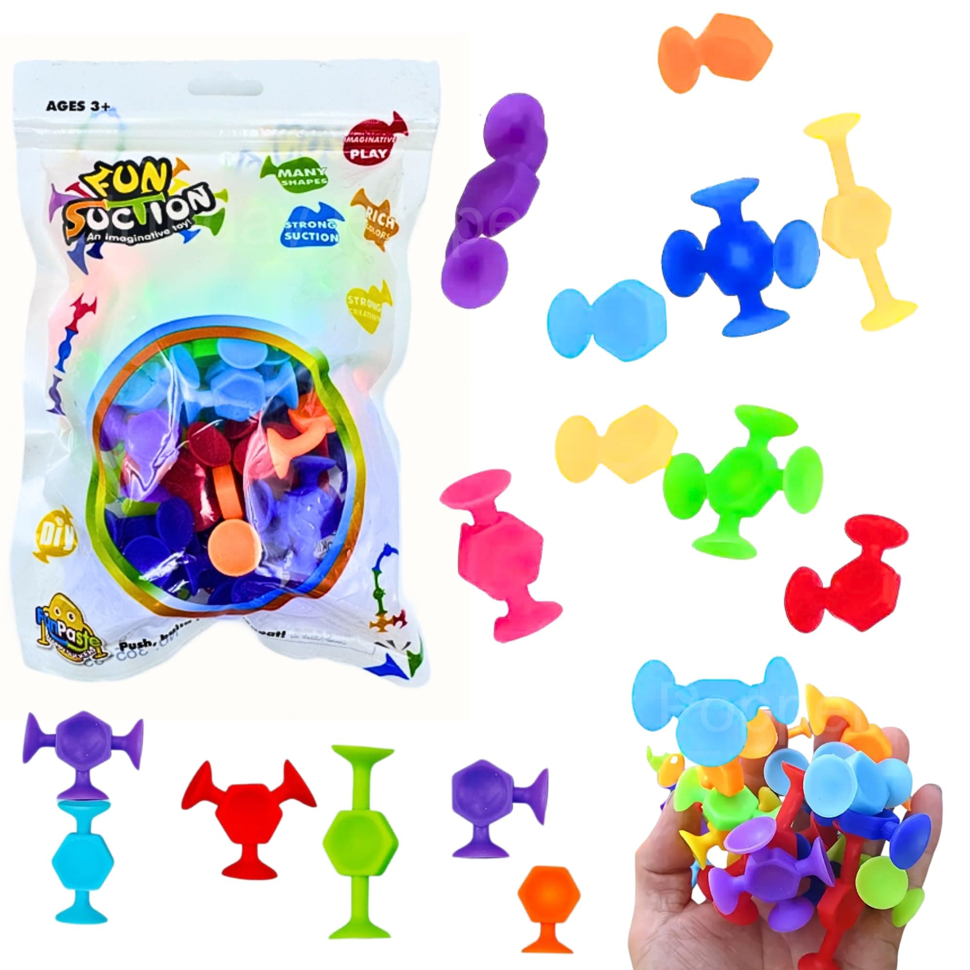 Birthday Popper Pop Suction | DIY Silicone Building Blocks Set | Fun Gift for All Ages | Ideal for Birthday Gifts