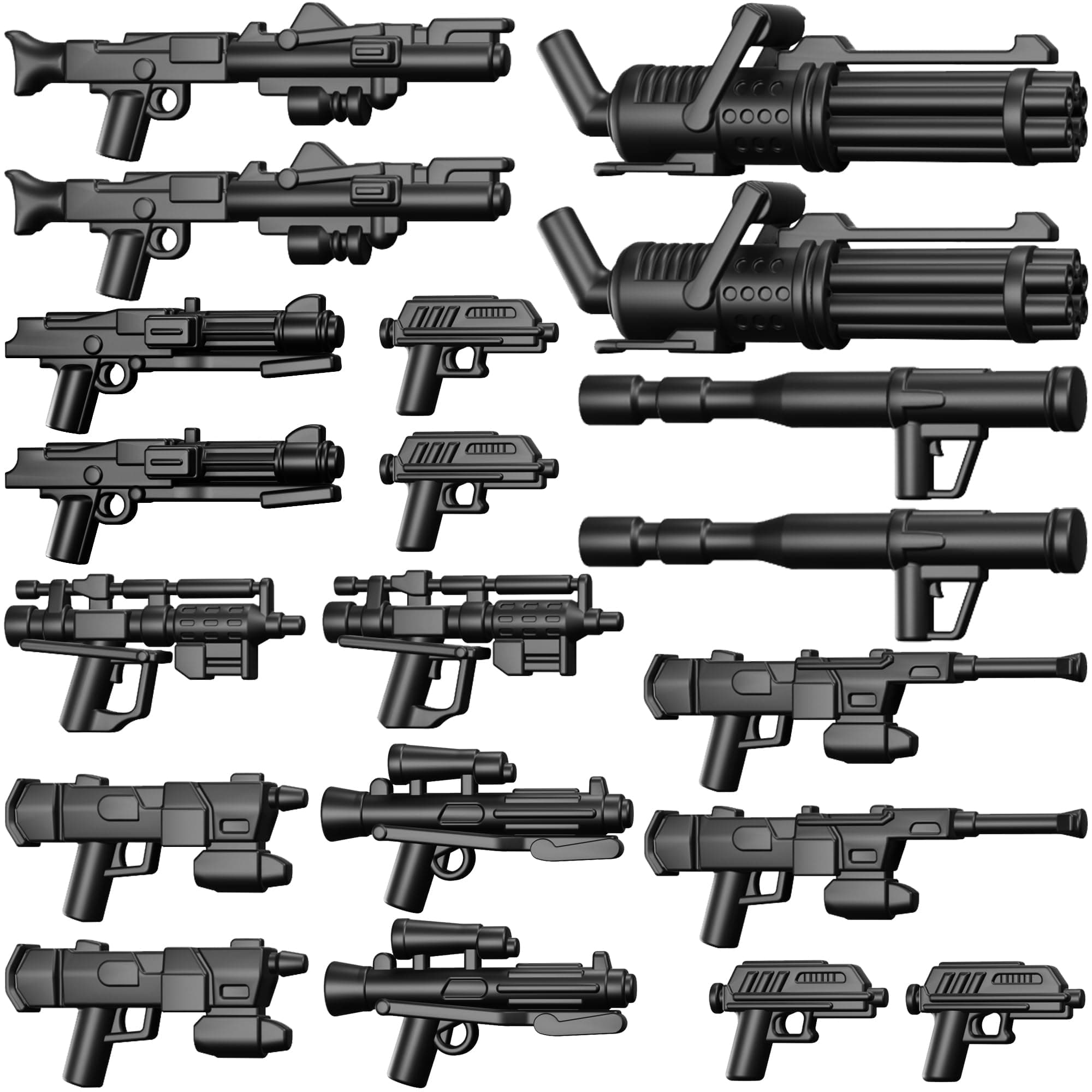 Clone Trooper Blaster Pack DC-15 Weapons for Minifigs