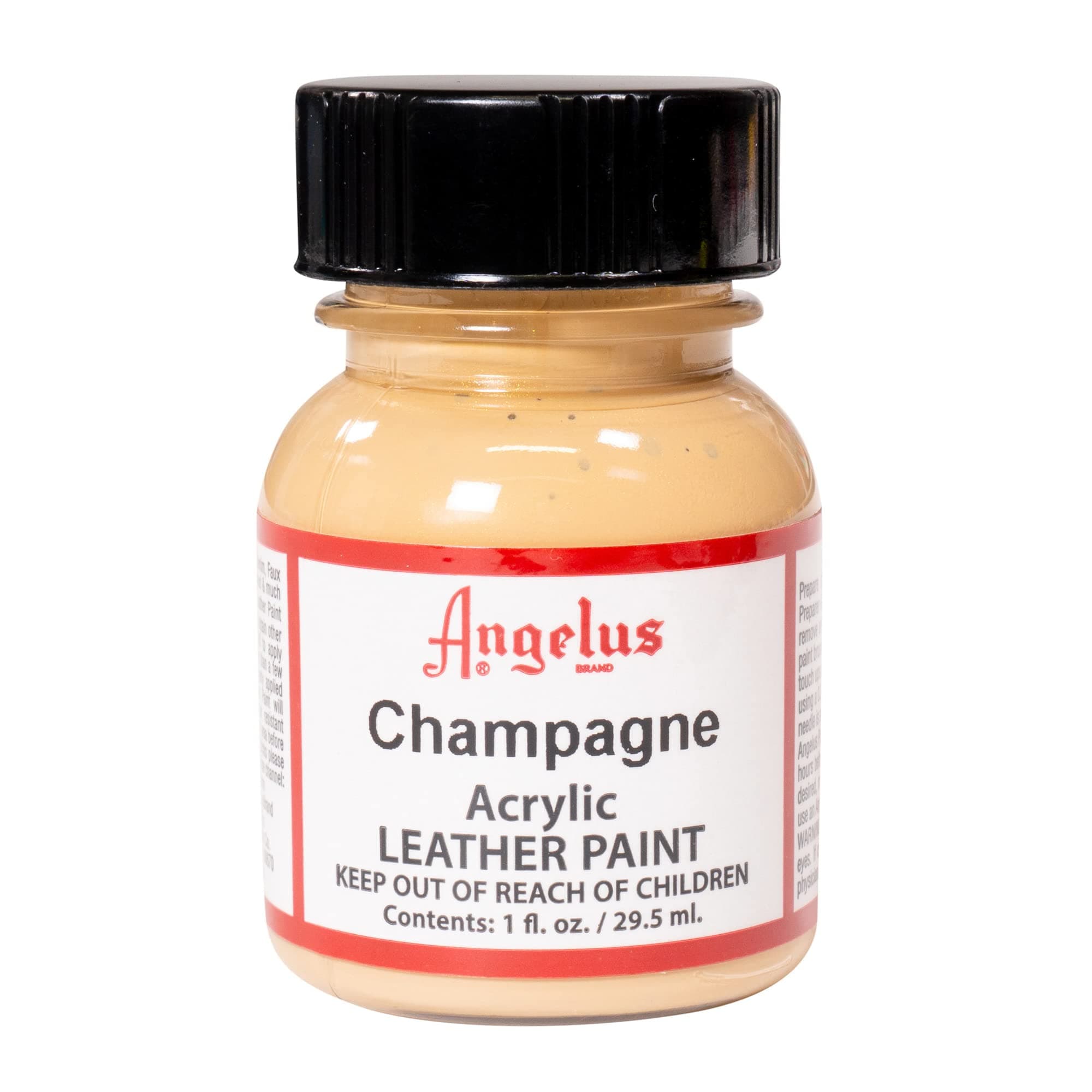 Angelus Acrylic Leather Paint, 1 oz, Champagne