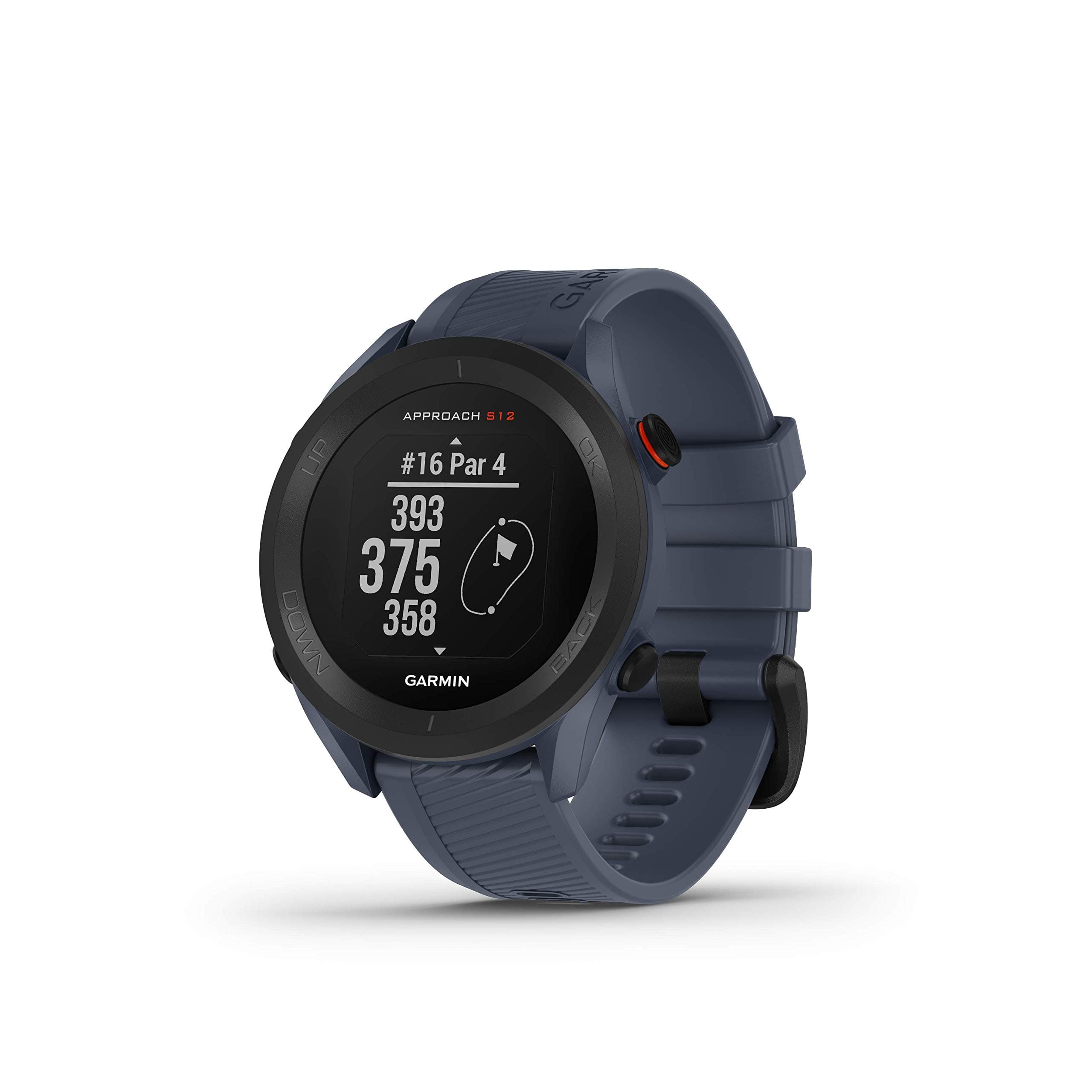 GARMIN GPS Golf Watch Approach S12 with Silicone Strap | Sunlight Readable Display With Up to 30 Hours of Battery Life | 43K+ Preloaded Courses