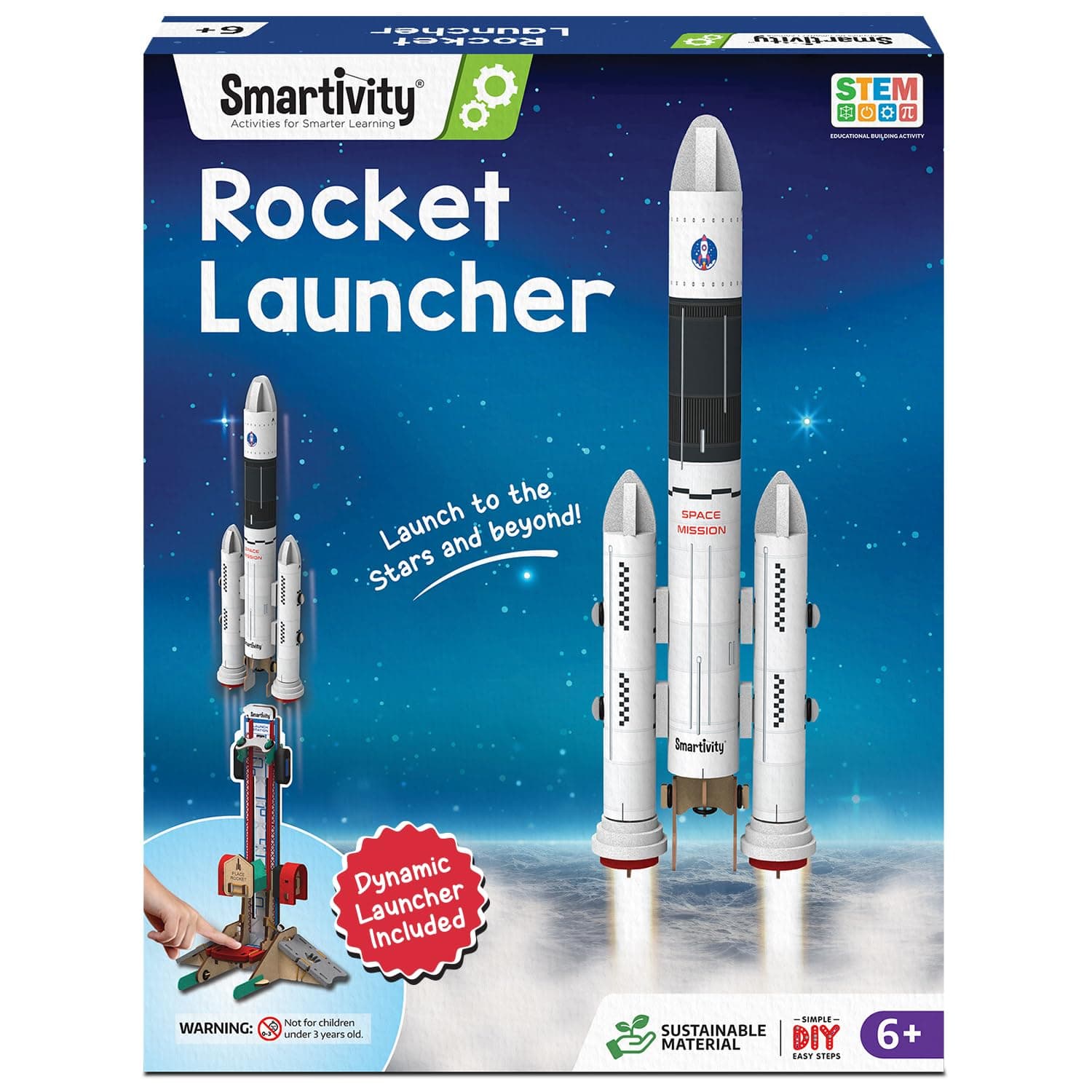 Smartivity Rocket Launcher Kit for Kids 6 7, 8, 9, 10, 11, 12 Years Old | Build Your Own Rocket and Launcher | Birthday Gifts for Boys & Girls | DIY STEM Science Toy for Kids 6-12 Years-Multicolor