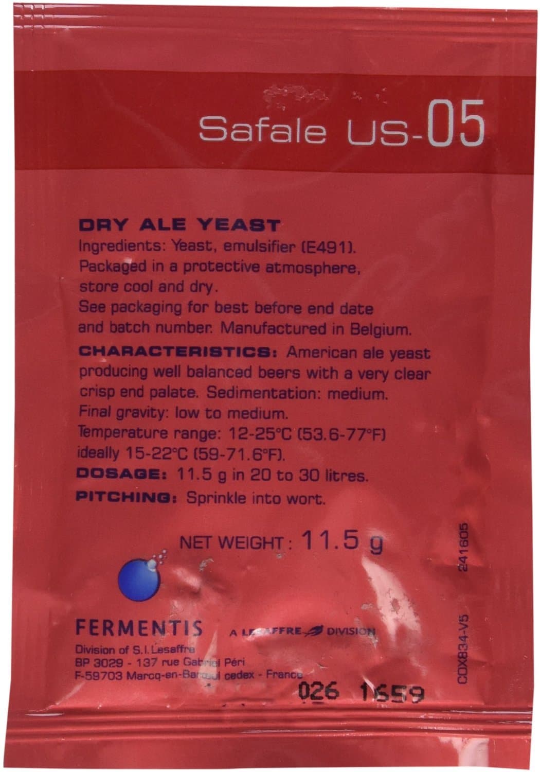 Safale US-05 11.5 g