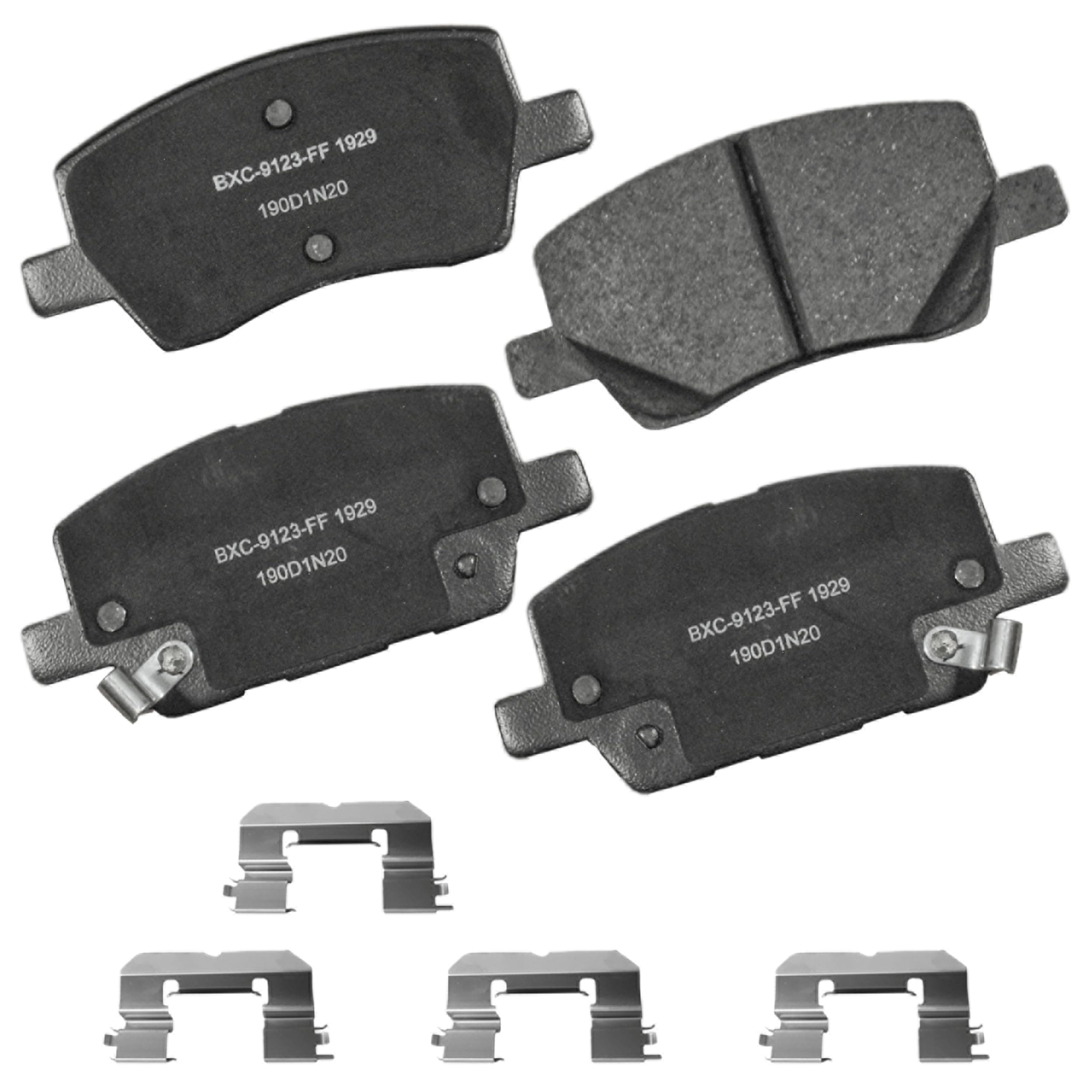 Bendix Premium SBC1929 Ceramic Front Brake Pads for Chevrolet Sonic 2020-2018