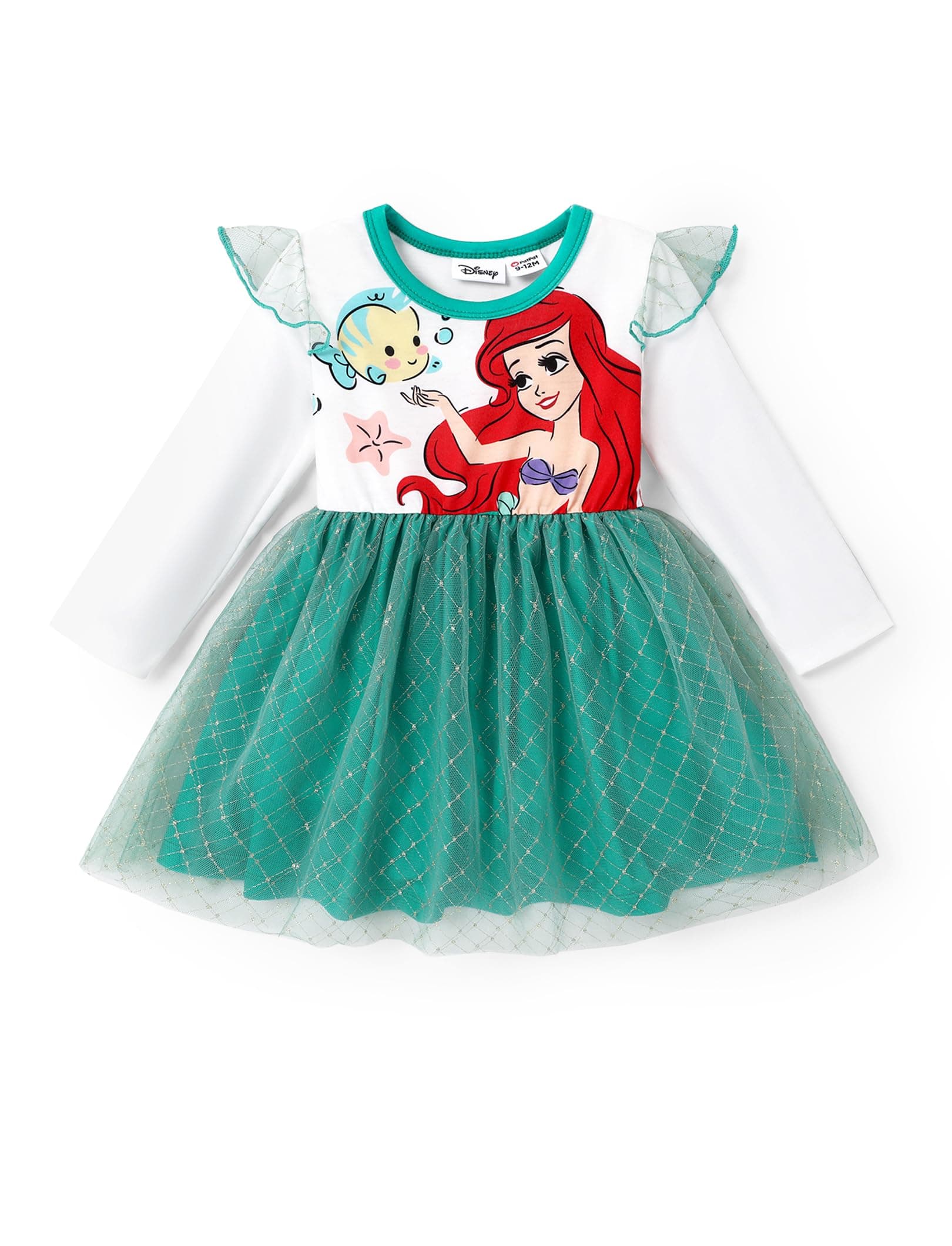 ディズニー プリンセス アナと雪の女王 ミニーマウス ドレス ガールズ スパークル フリル チュール チュチュ 誕生日パーティー 秋 服 赤ちゃん 幼児用