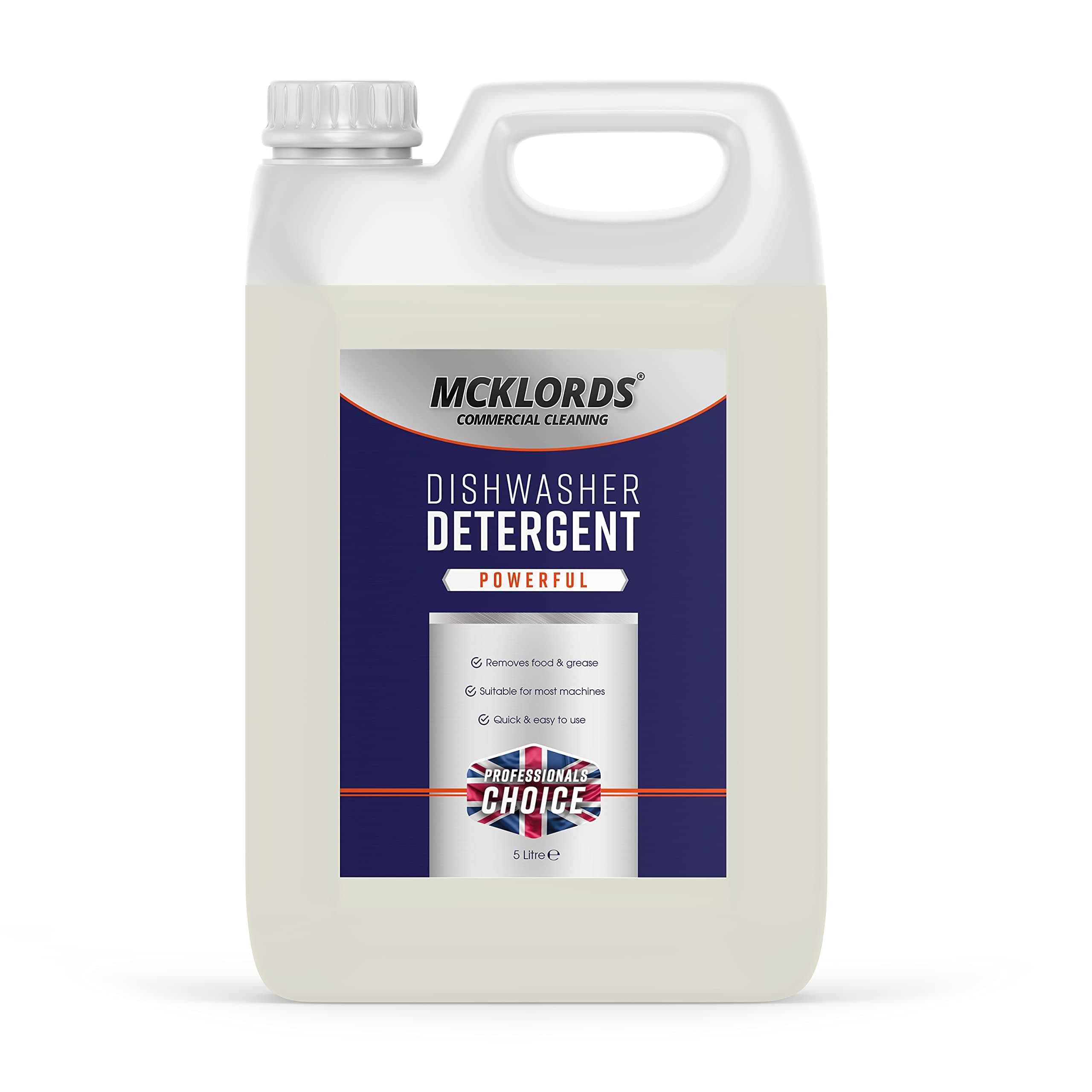 Premium Dishwasher Detergent 5 Litre - Powerful, Efficient Cleaning for Sparkling Dishes - Suitable for All Dishwashers