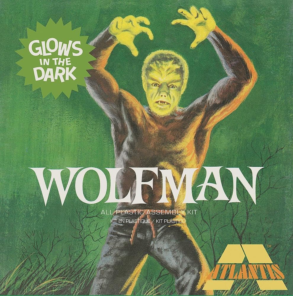 Atlantis Wolfman Glow-in-the-Dark Edition 1:8 Scale Plastic Model Kit