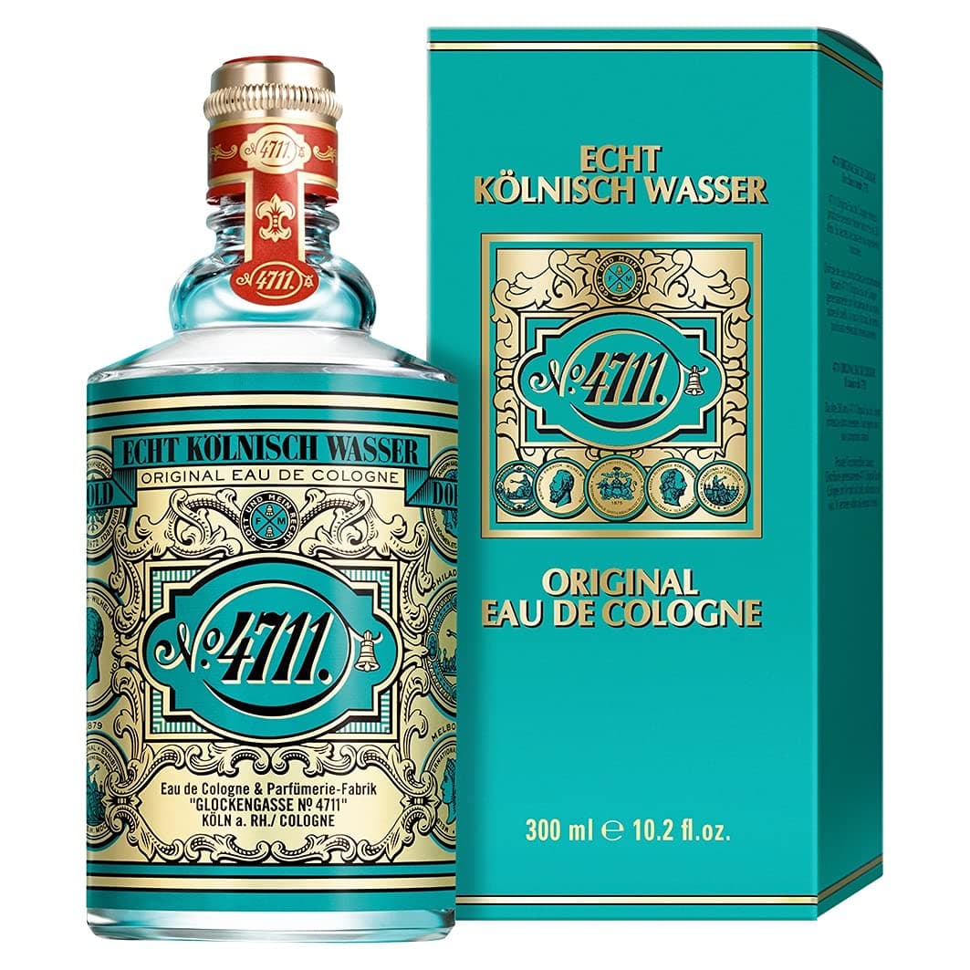 4711 Echt Kölnisch Wasser Original Eau de Cologne for Men | Fresh Citrus Aromatic Cologne | Bergamot, Lemon, Orange, Lavender, Rosemary & Neroli | Long Lasting Classic Masculine Fragrance | Daily Wear Cologne Spray | Gift for Him| 300ml