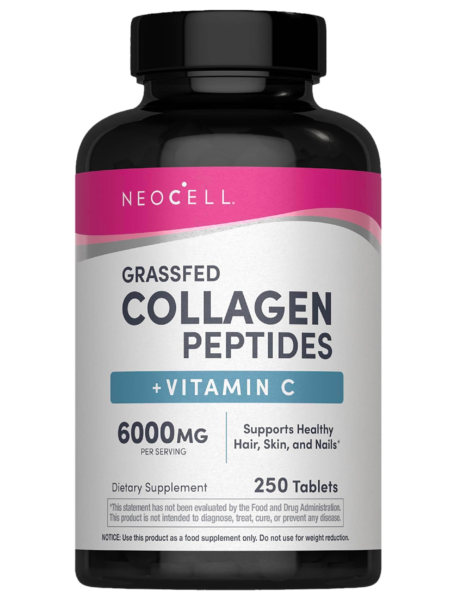 Neocell Super Collagen PlUS C, 250 Tablets Package design & color may very
